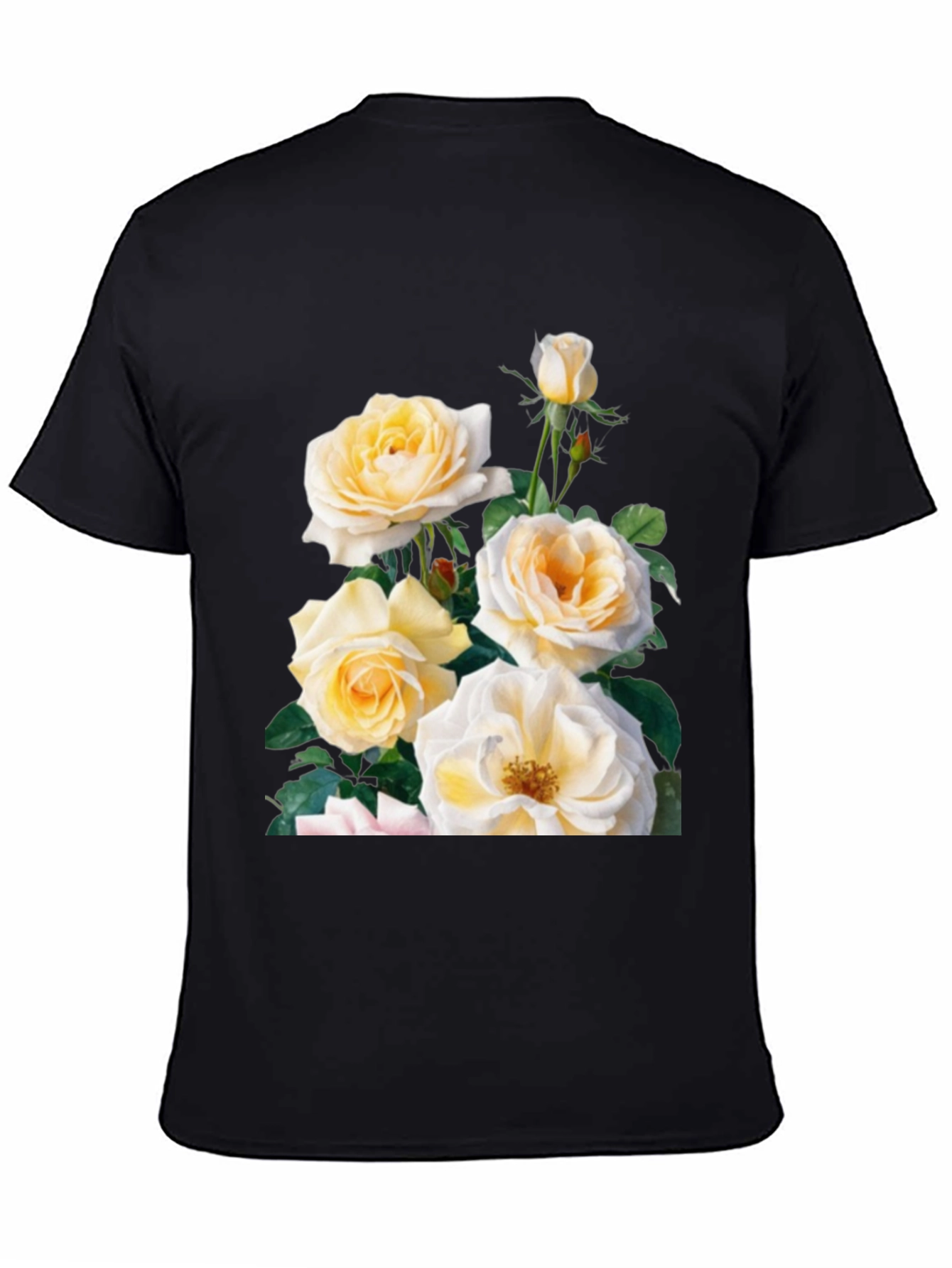 Floral Rose Graphic T-Shirt - Soft Cotton Blend