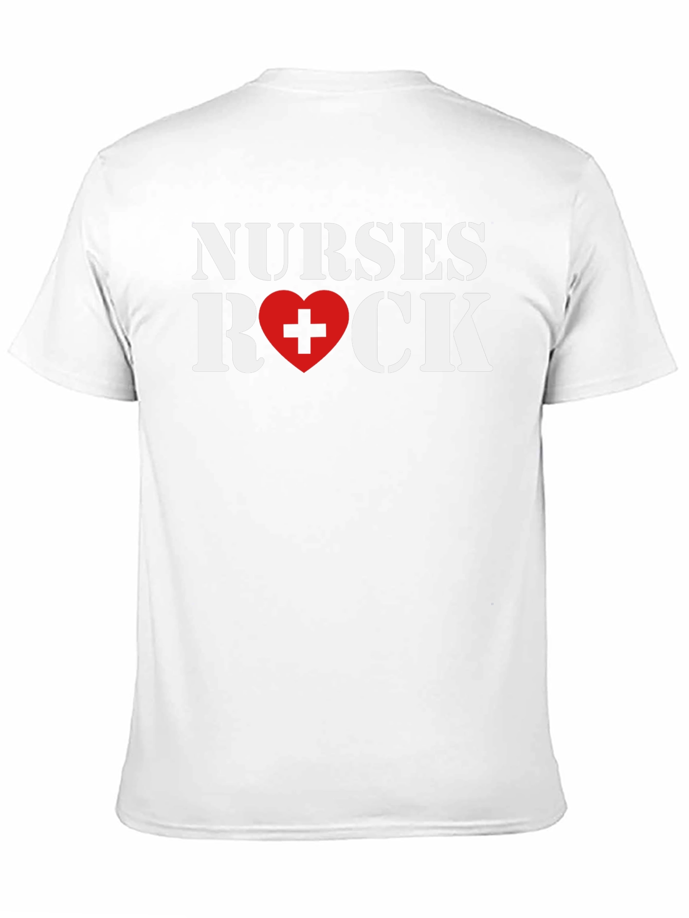 Nurses Rock T-Shirt - Heart Graphic Tee