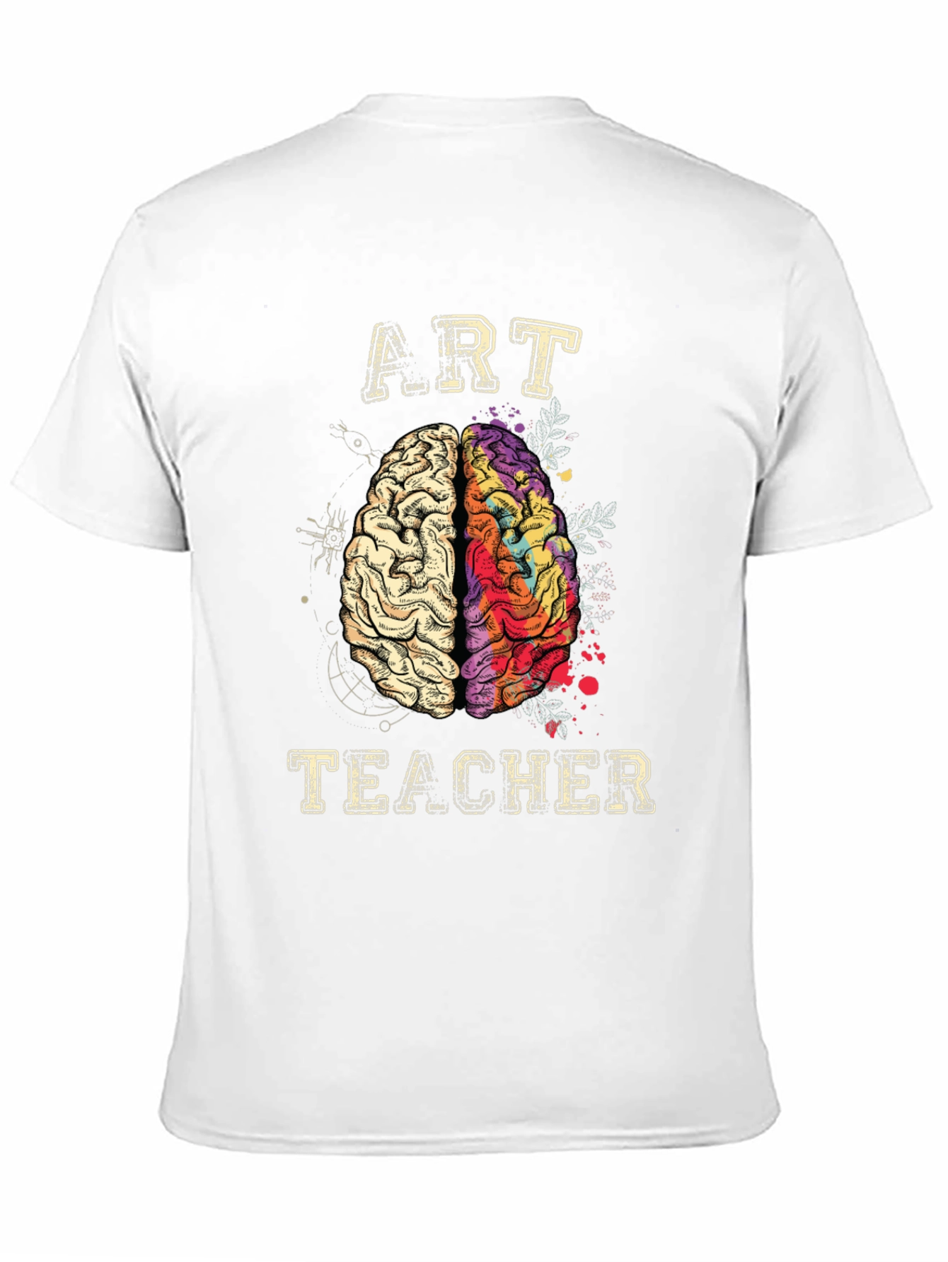 Art Teacher Brain T-Shirt