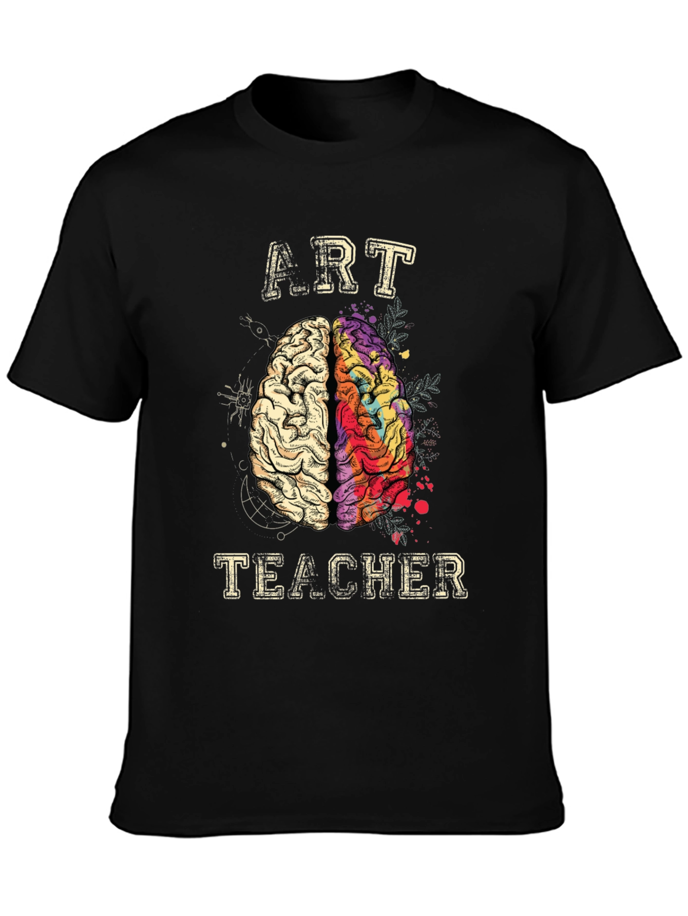 Art Teacher Brain T-Shirt