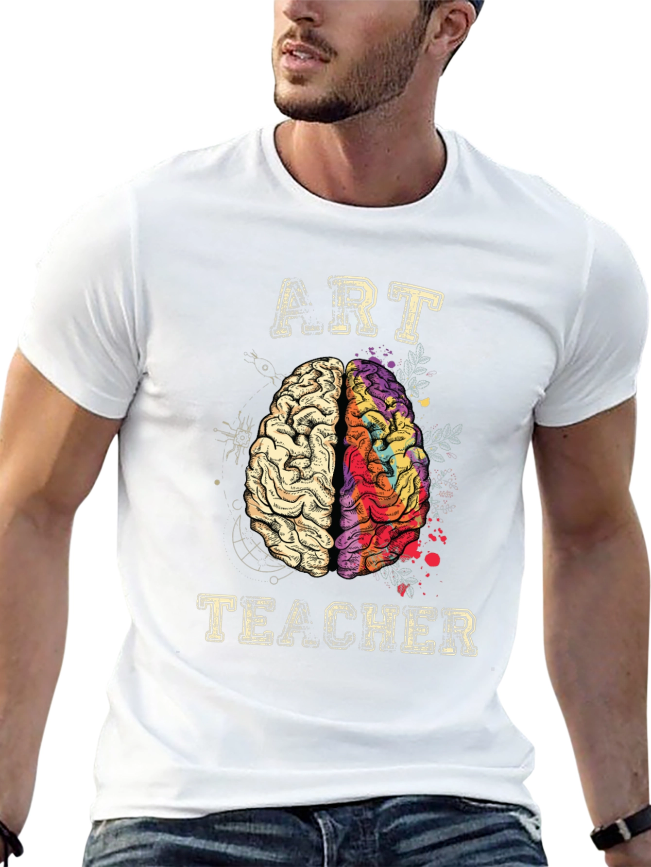 Art Teacher Brain T-Shirt
