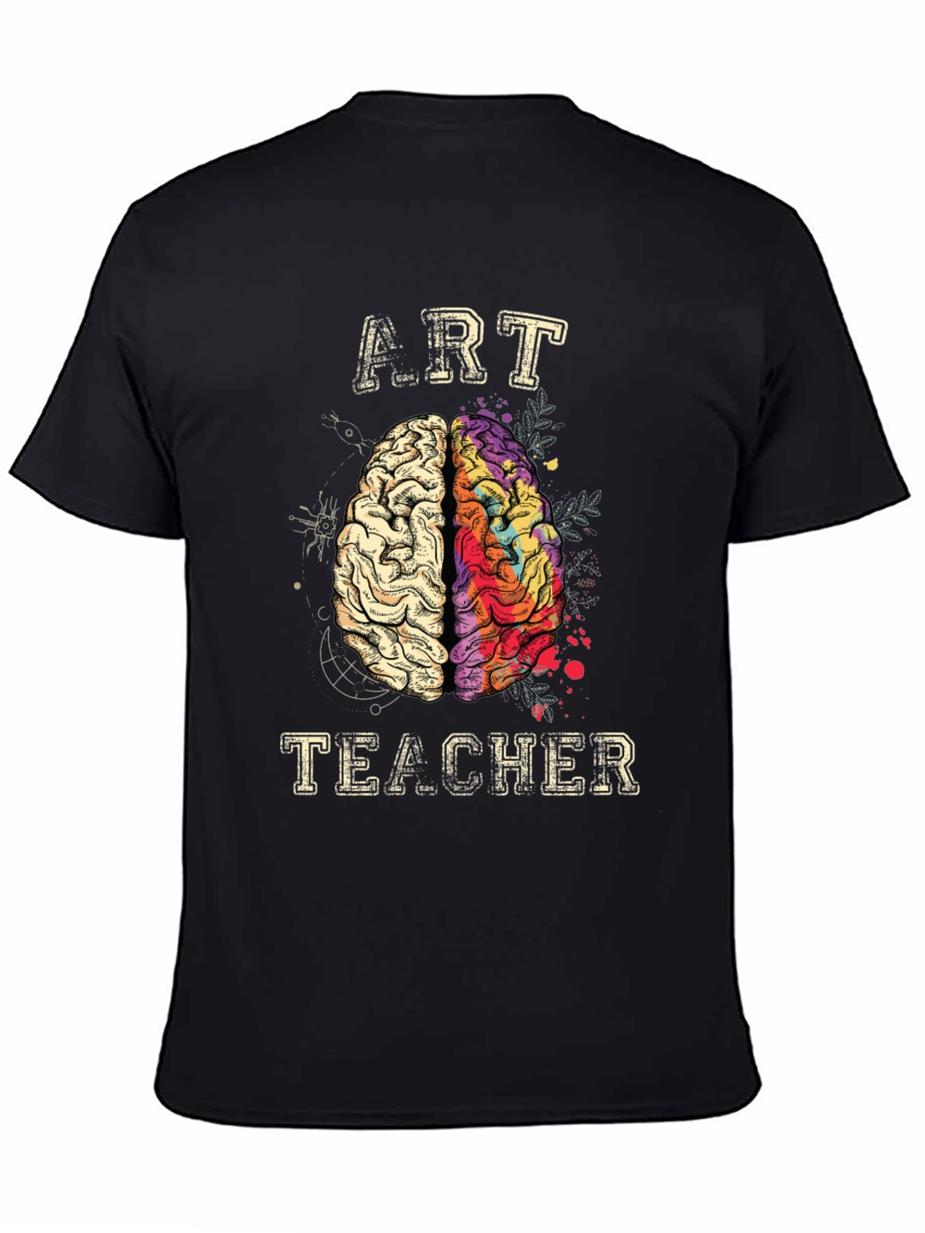 Art Teacher Brain T-Shirt