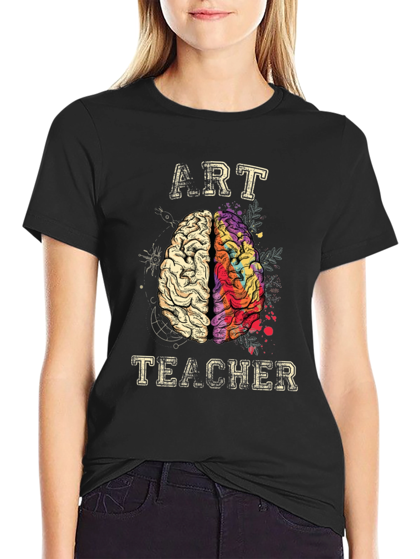 Art Teacher Brain T-Shirt