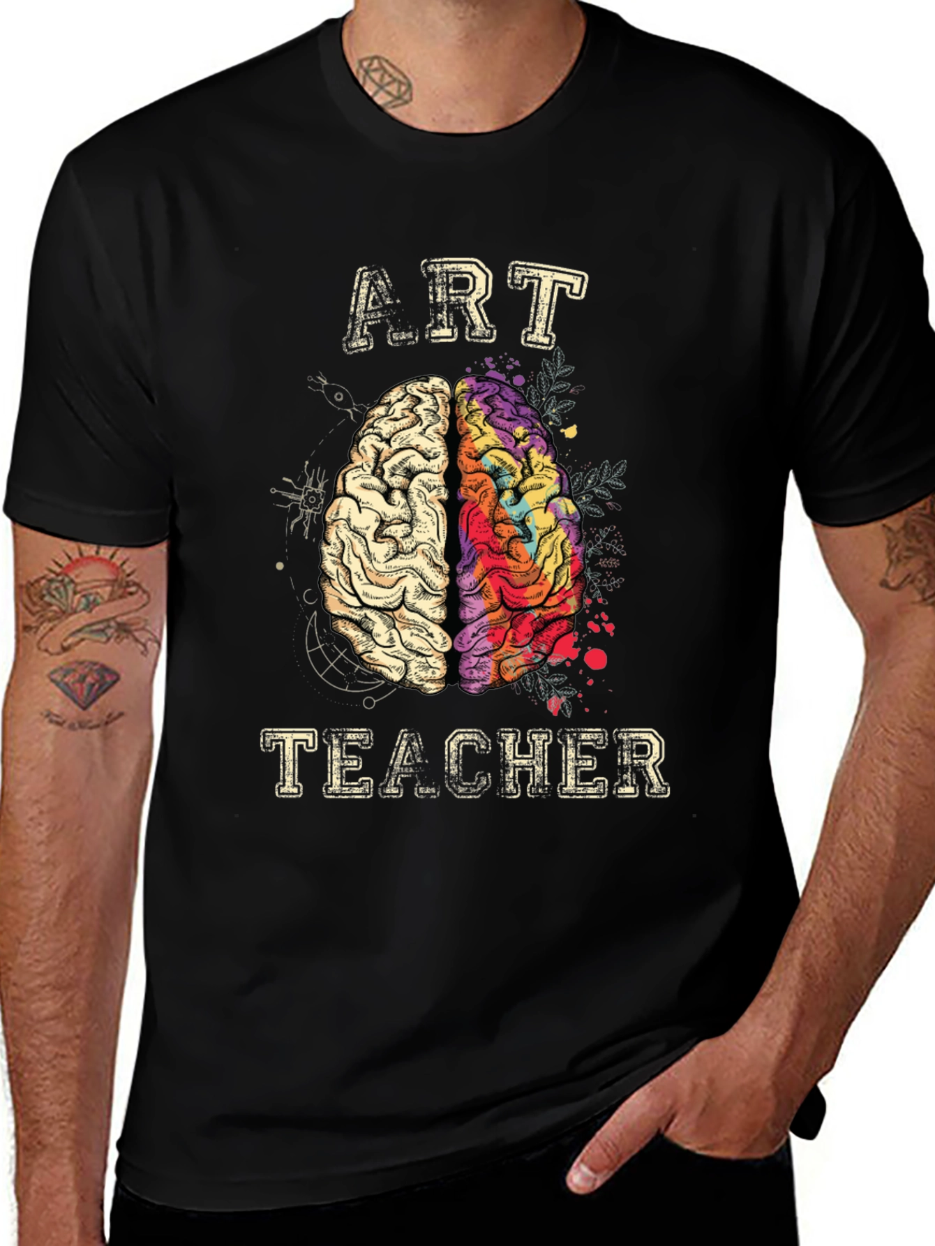 Art Teacher Brain T-Shirt