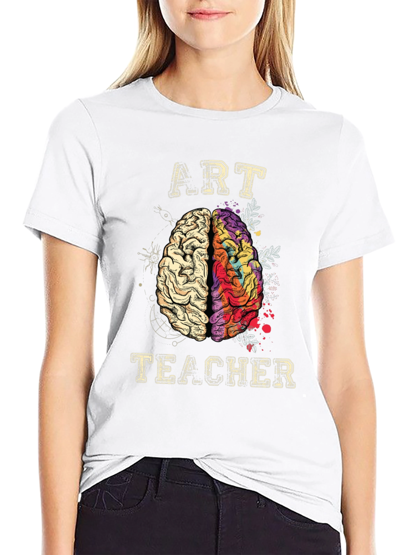 Art Teacher Brain T-Shirt