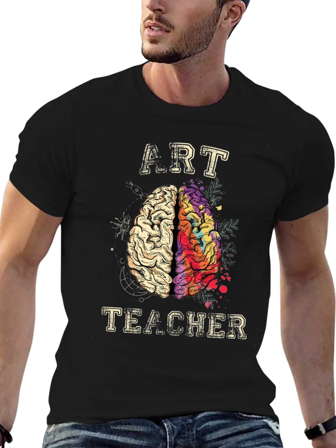 Art Teacher Brain T-Shirt