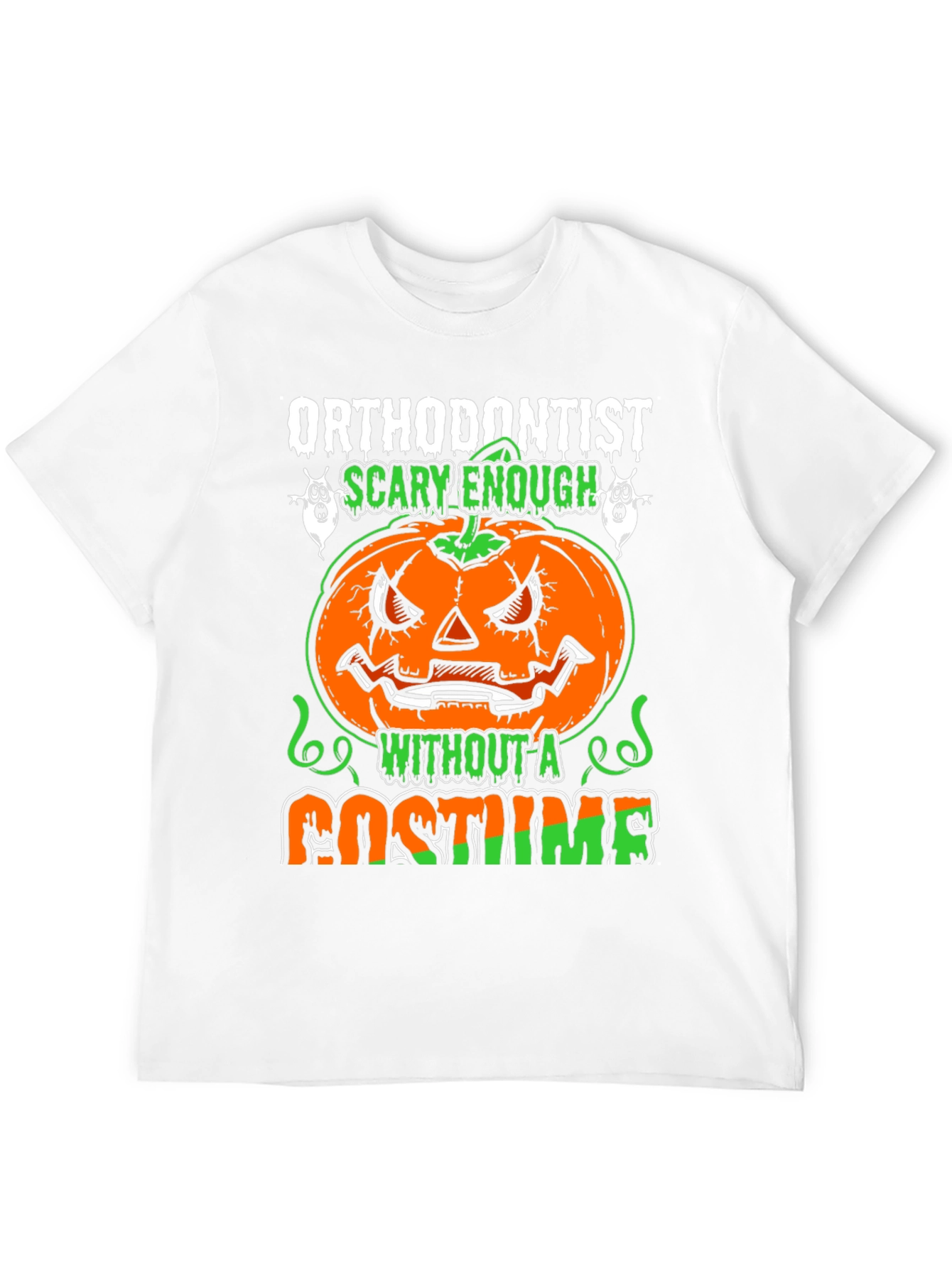 Orthodontist Scary Enough Halloween Graphic T-Shirt