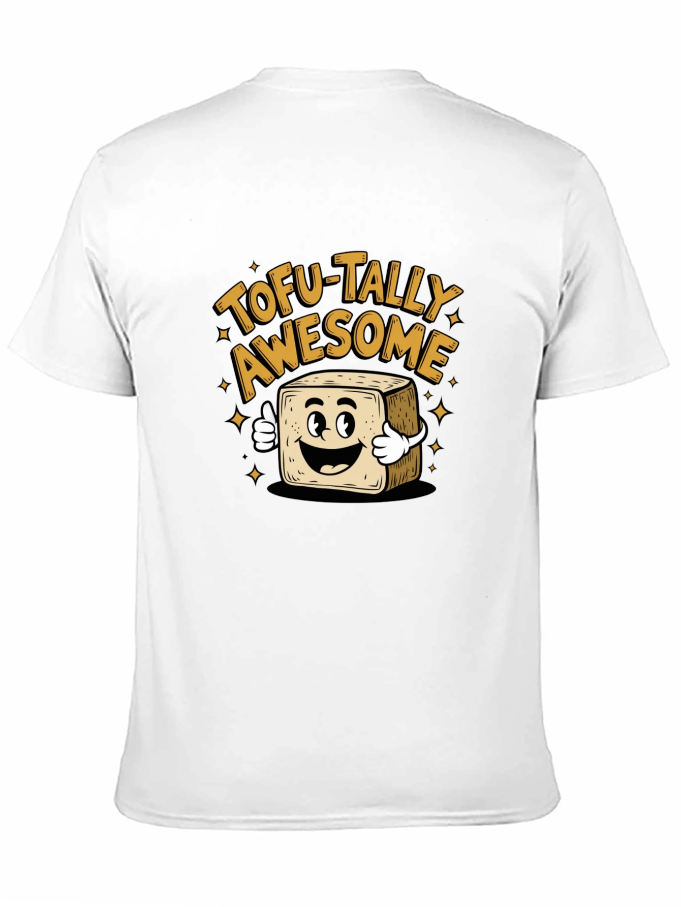 Tofu-Tally Awesome Black Graphic Tee