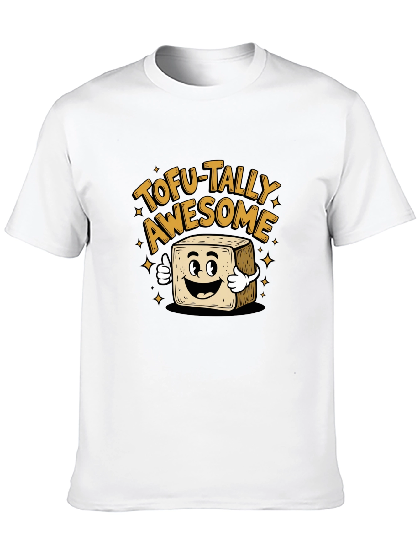 Tofu-Tally Awesome Black Graphic Tee