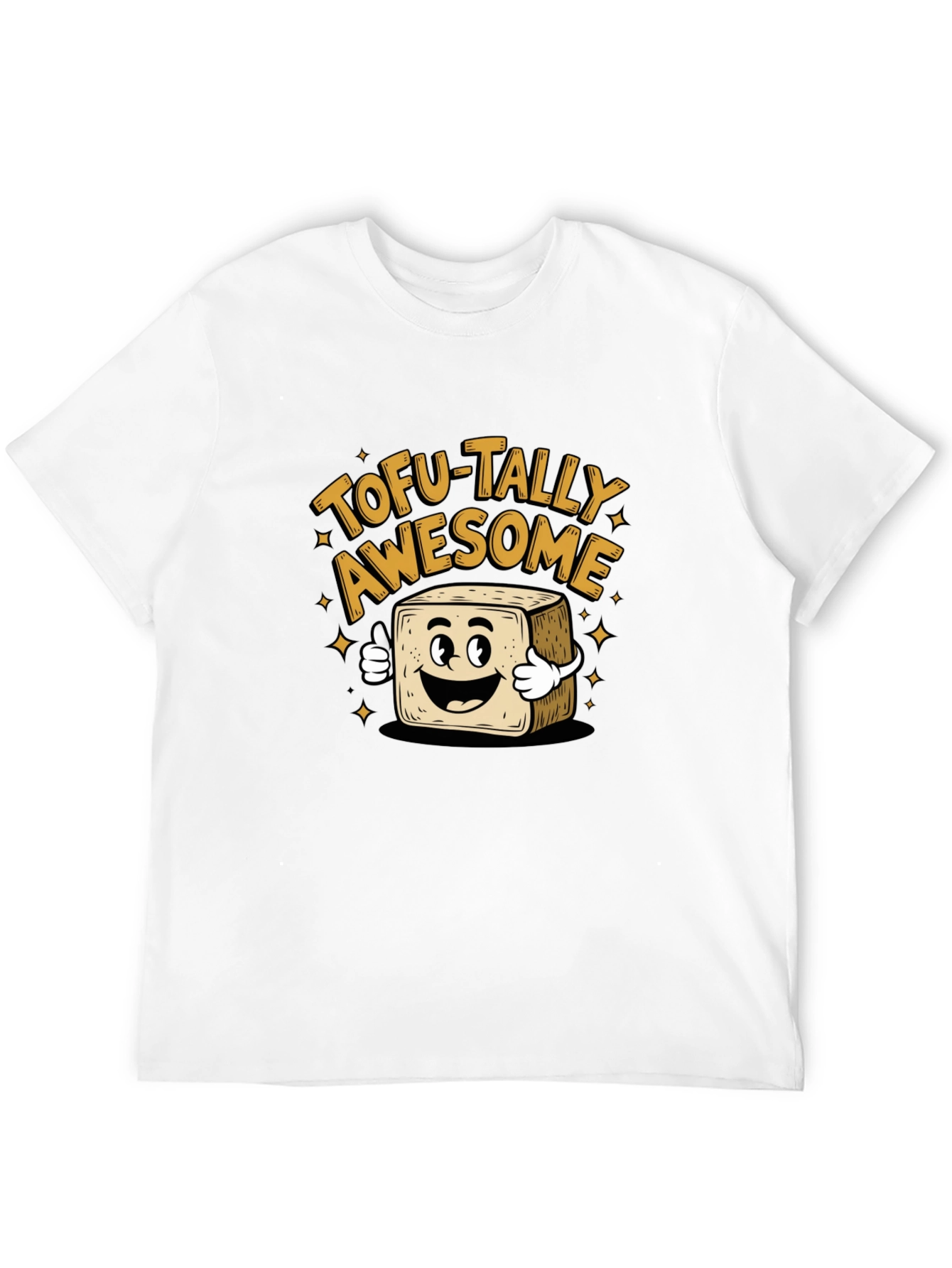 Tofu-Tally Awesome Black Graphic Tee