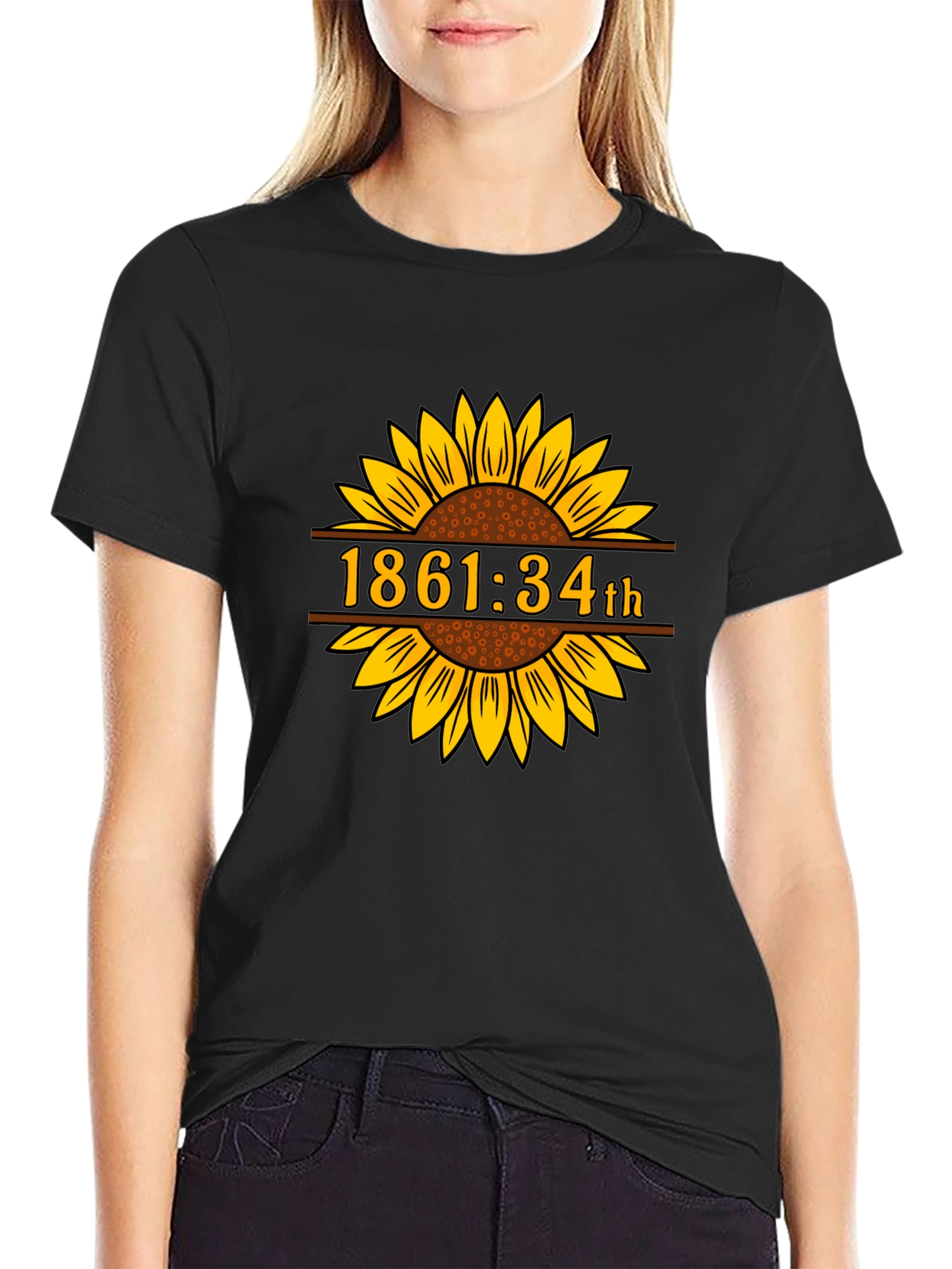 1861:34th Sunflower Graphic Tee