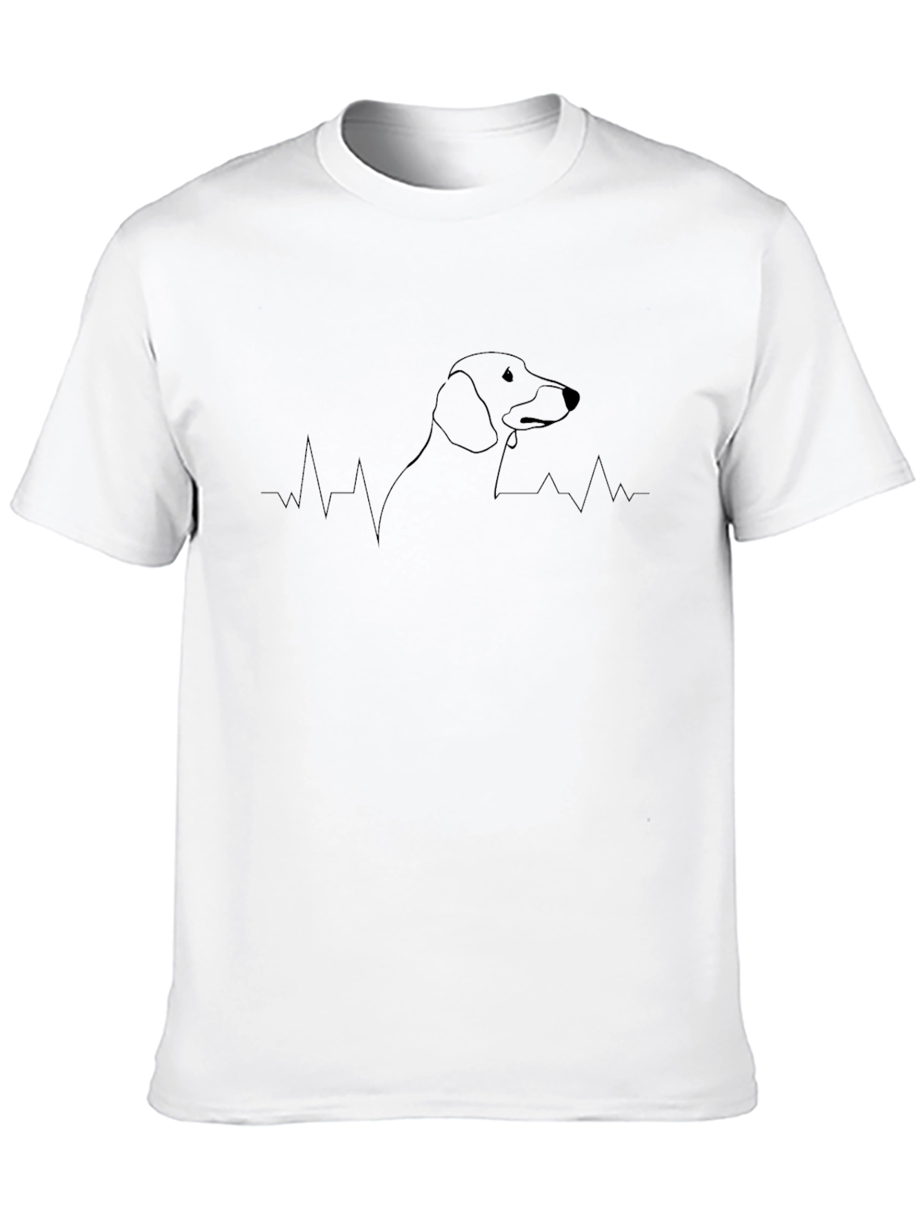 Dachshund Heartbeat T-Shirt - Stylish Dog Lover Tee