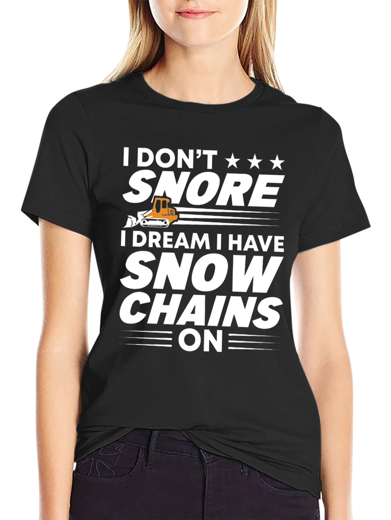 Funny I Dont Snore Graphic Tee