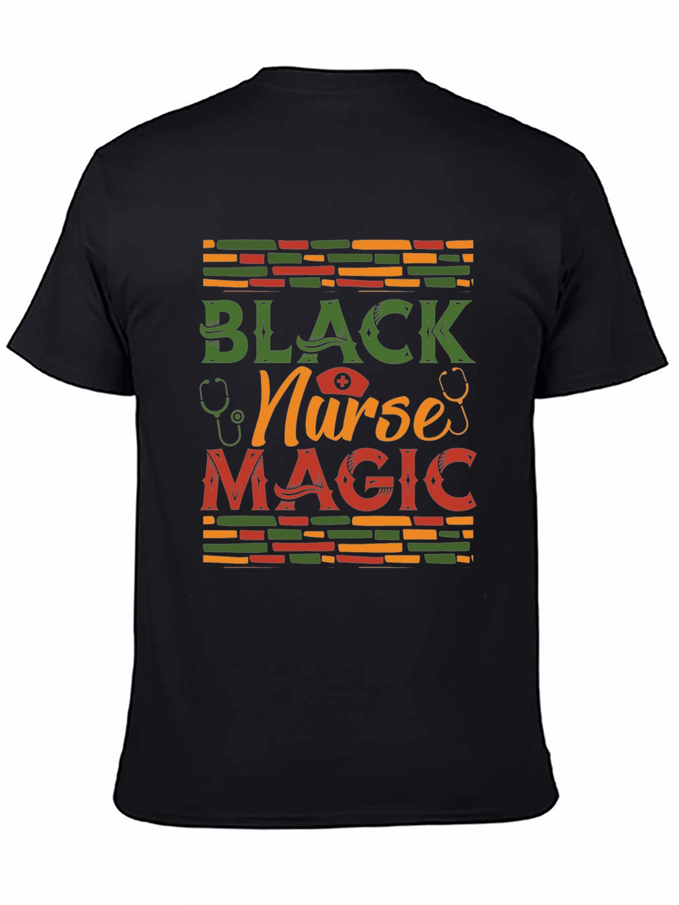 Black Nurse Magic Graphic T-Shirt