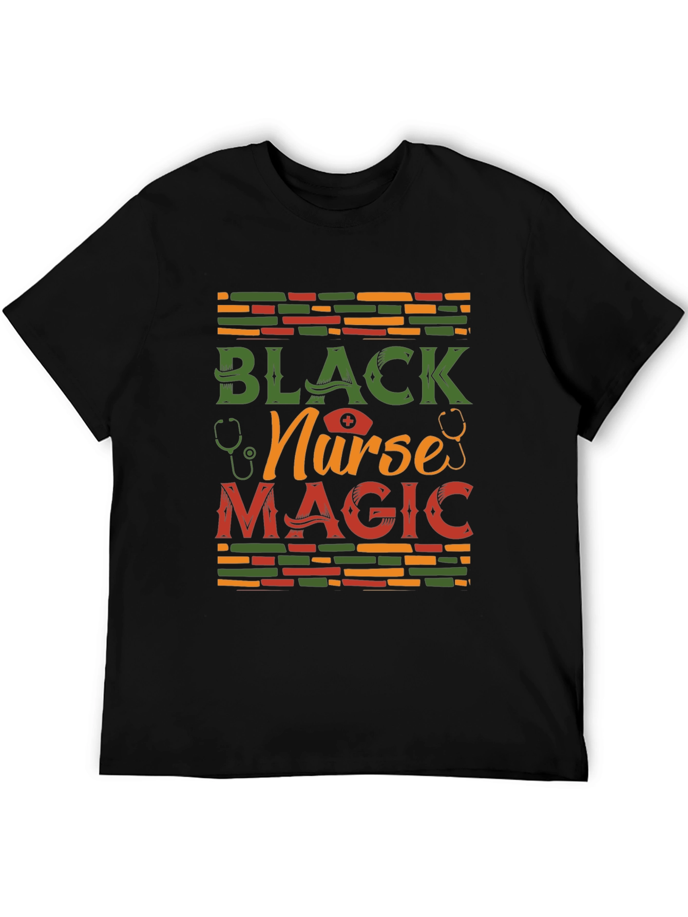 Black Nurse Magic Graphic T-Shirt
