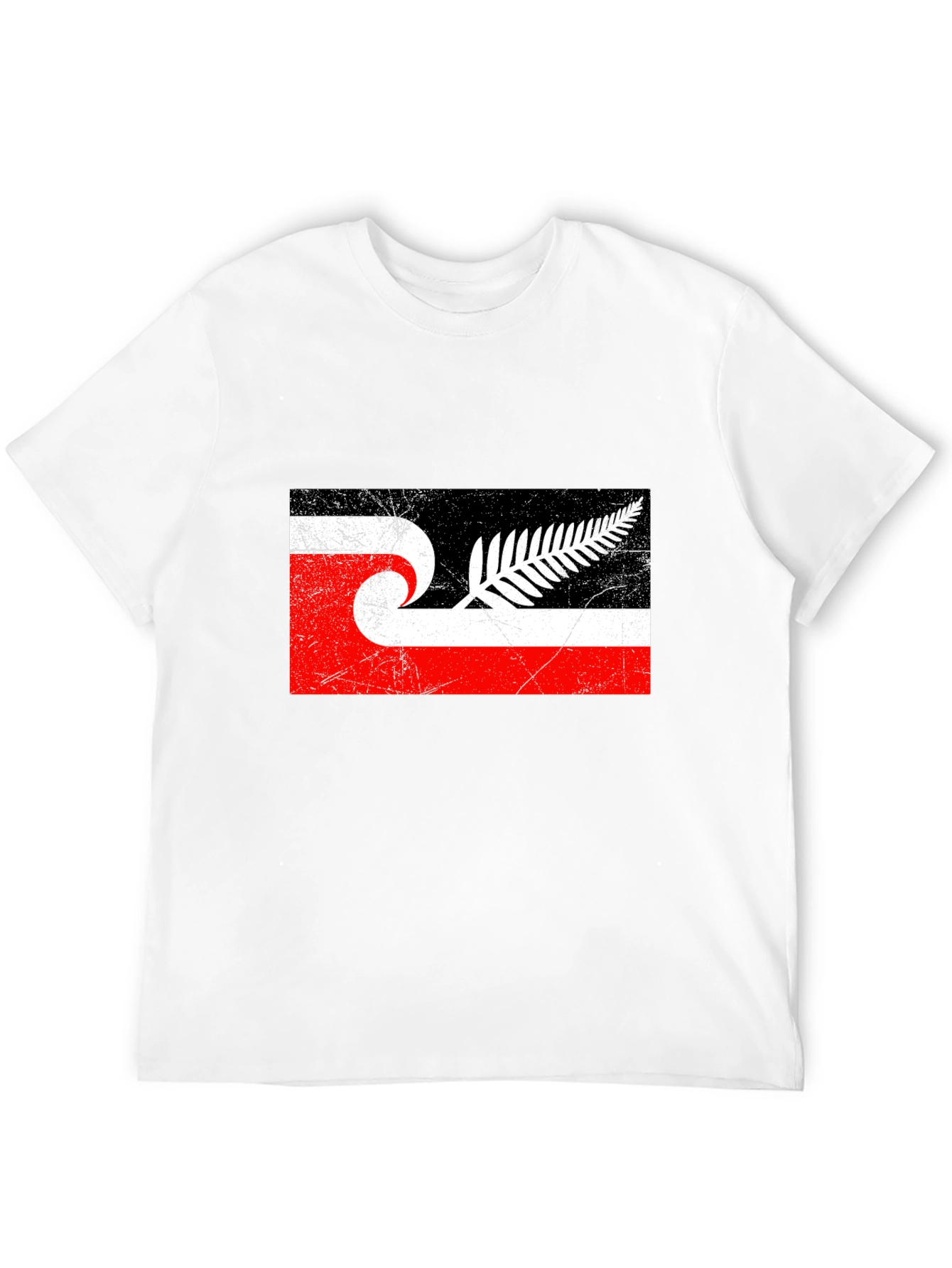Maori New Zealand Flag T-Shirt - Black