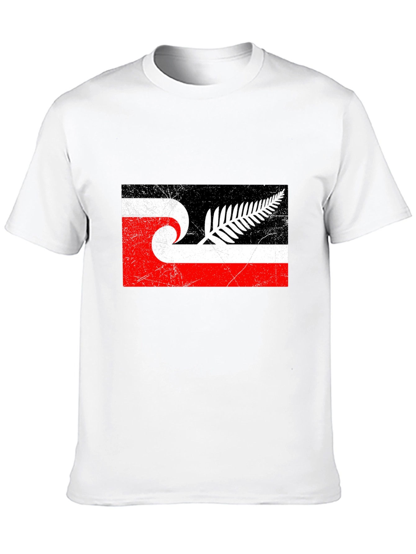 Maori New Zealand Flag T-Shirt - Black