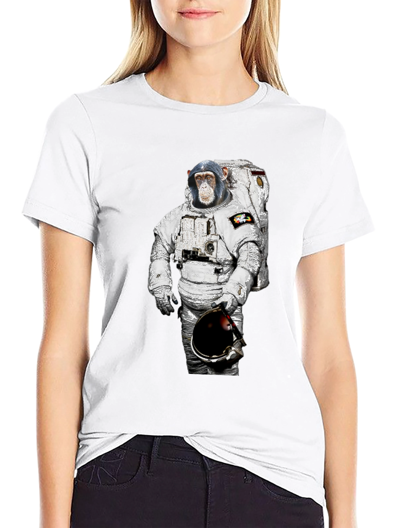 Ape Astronaut T-Shirt - Funny Space Chimpanzee Tee