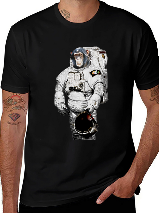 Ape Astronaut T-Shirt - Funny Space Chimpanzee Tee