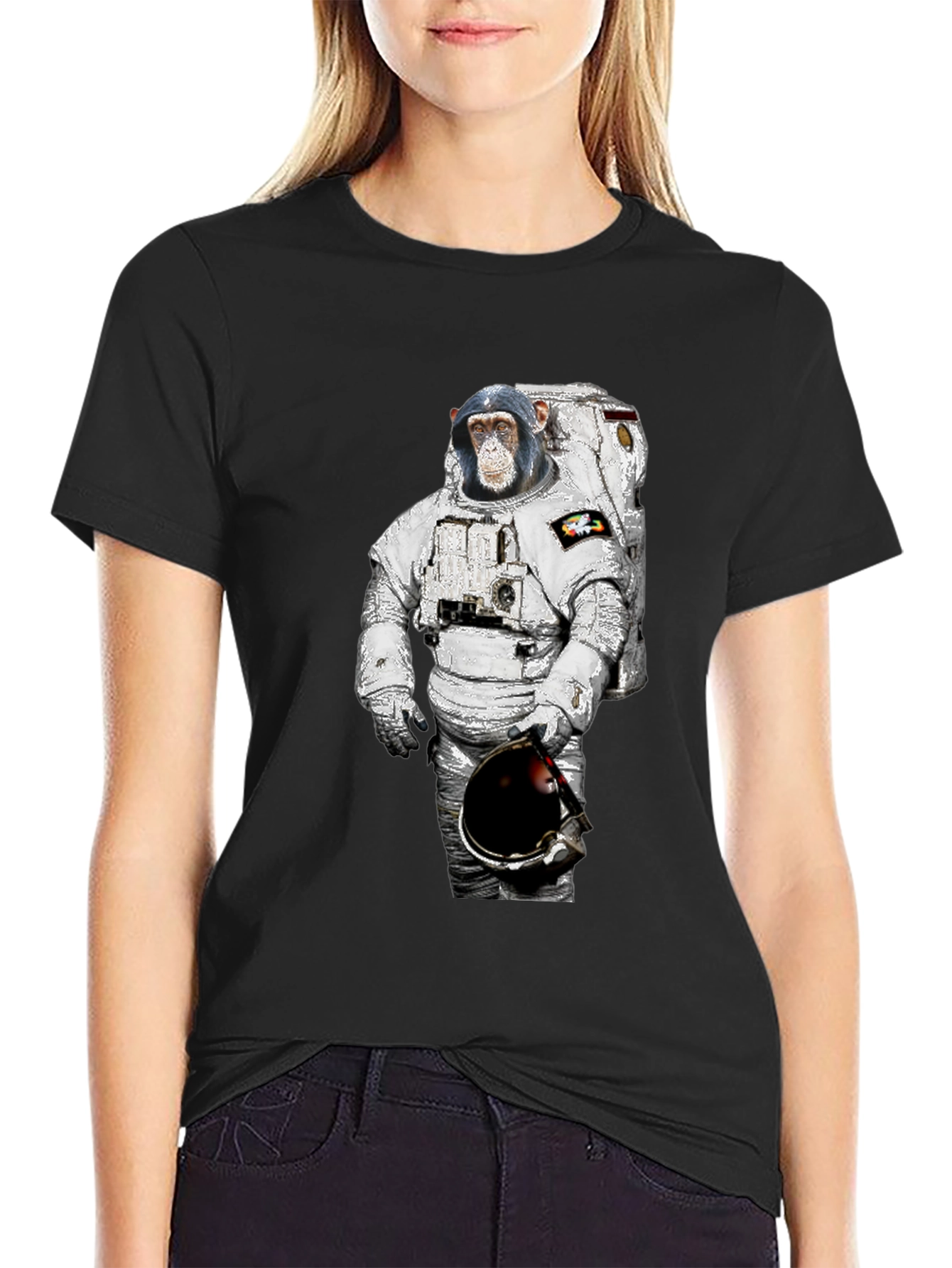 Ape Astronaut T-Shirt - Funny Space Chimpanzee Tee