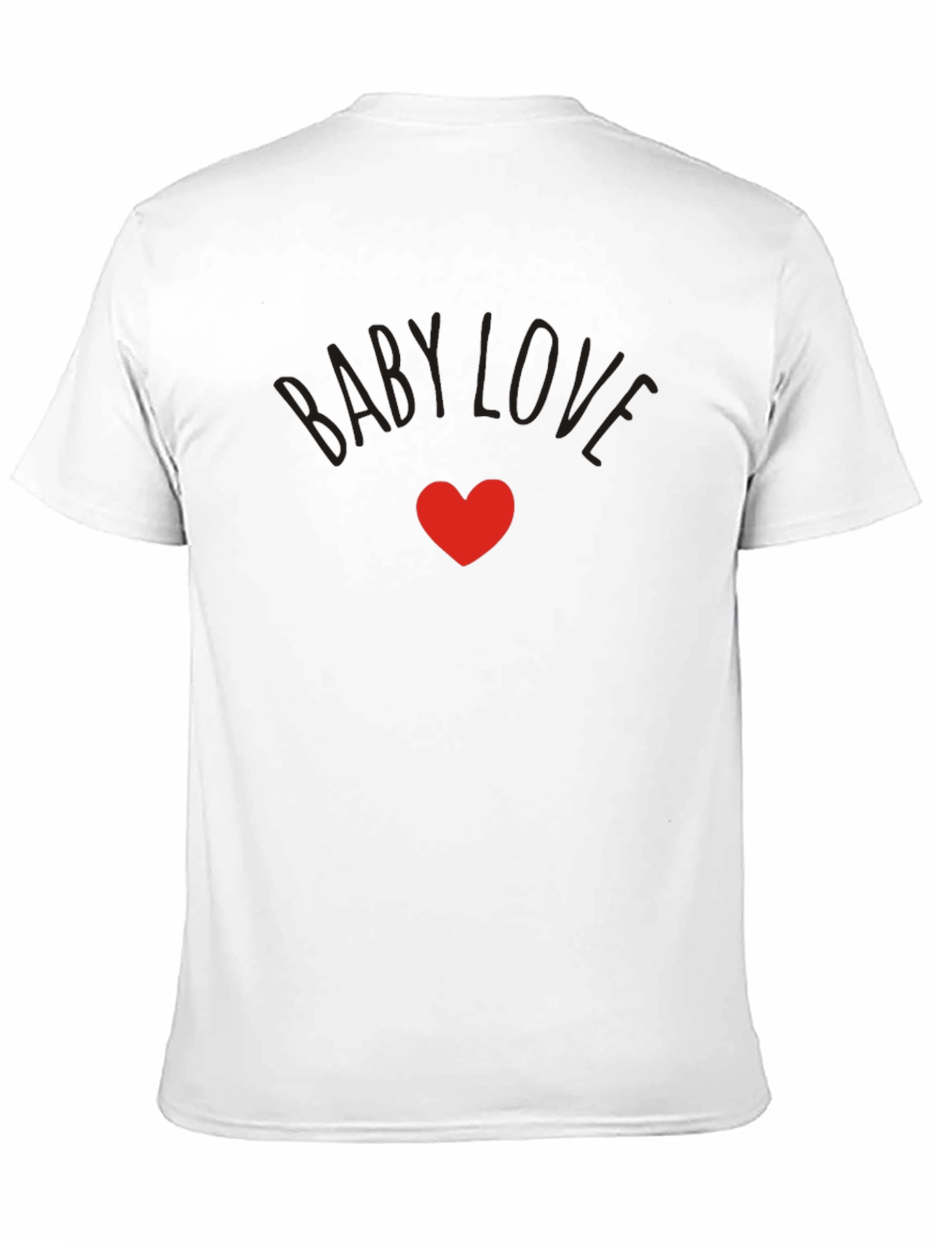 Baby Love Heart Graphic Tee - Trendy Casual
