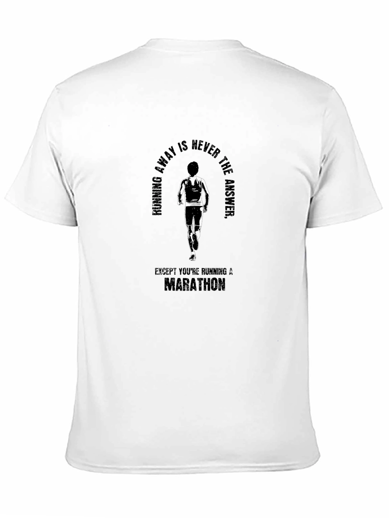 Running Marathon T-Shirt - Motivational Runner Tee