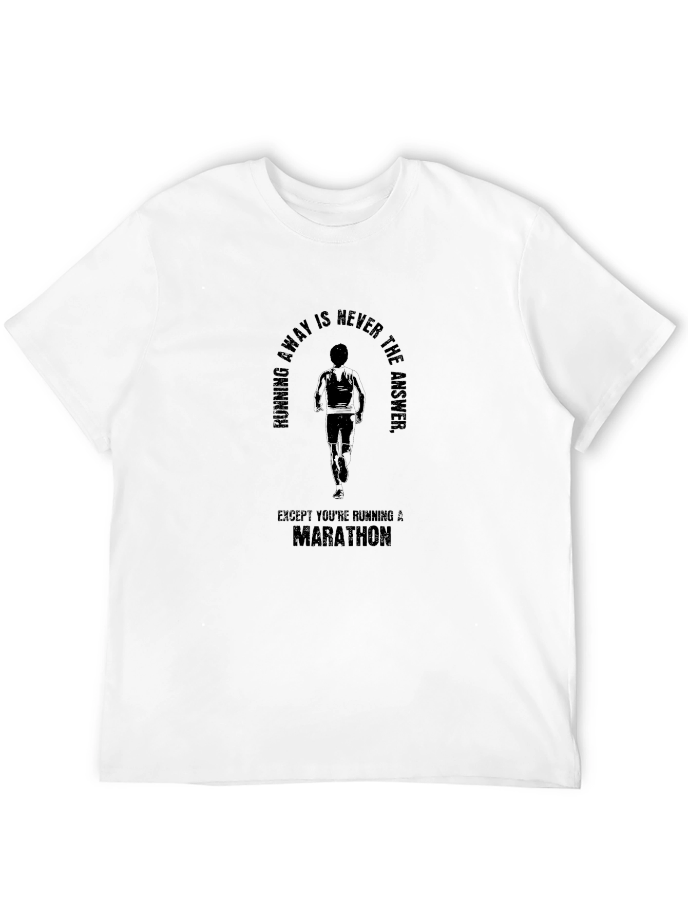 Running Marathon T-Shirt - Motivational Runner Tee