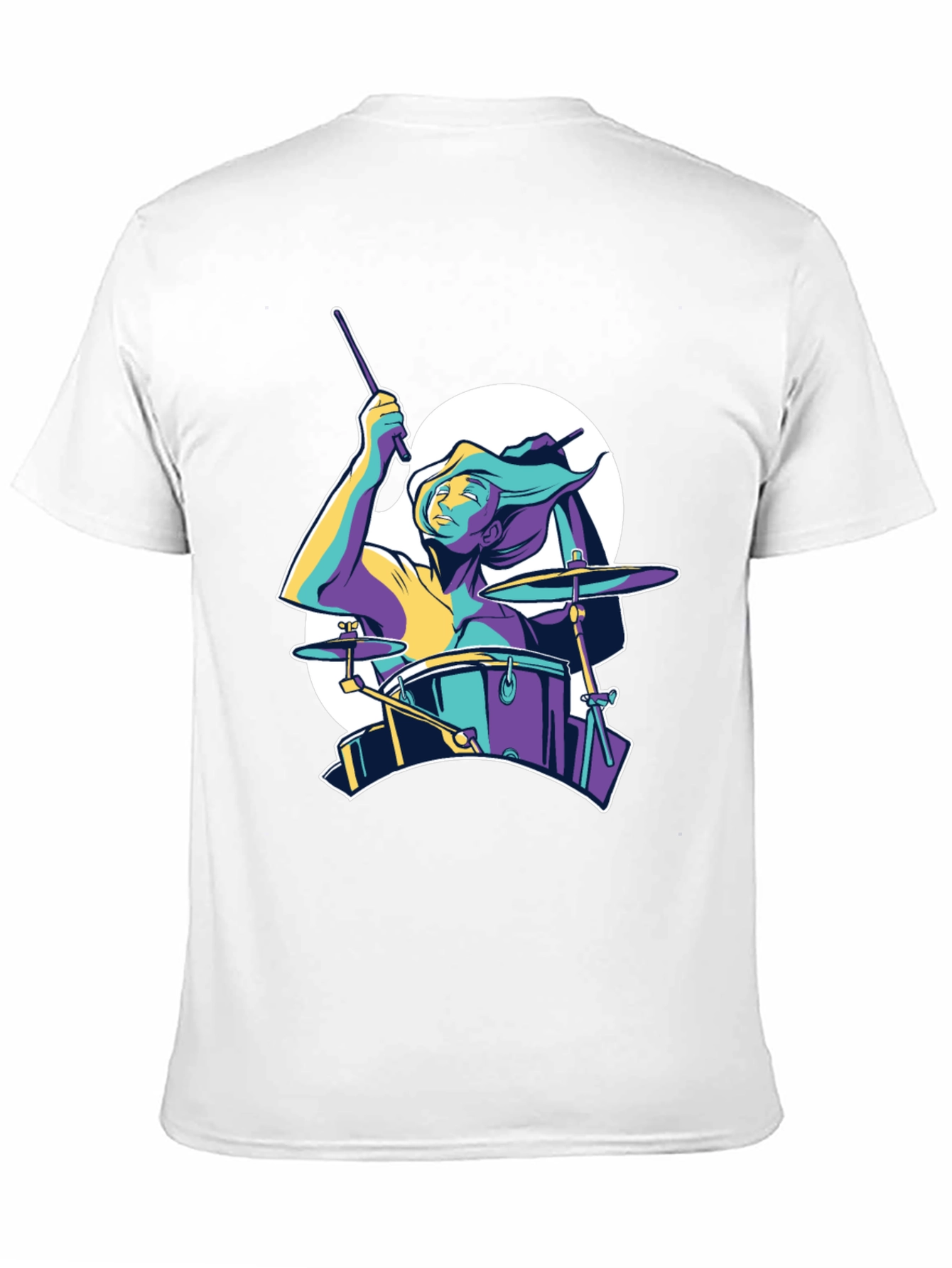 Drummer Graphic T-Shirt - Black