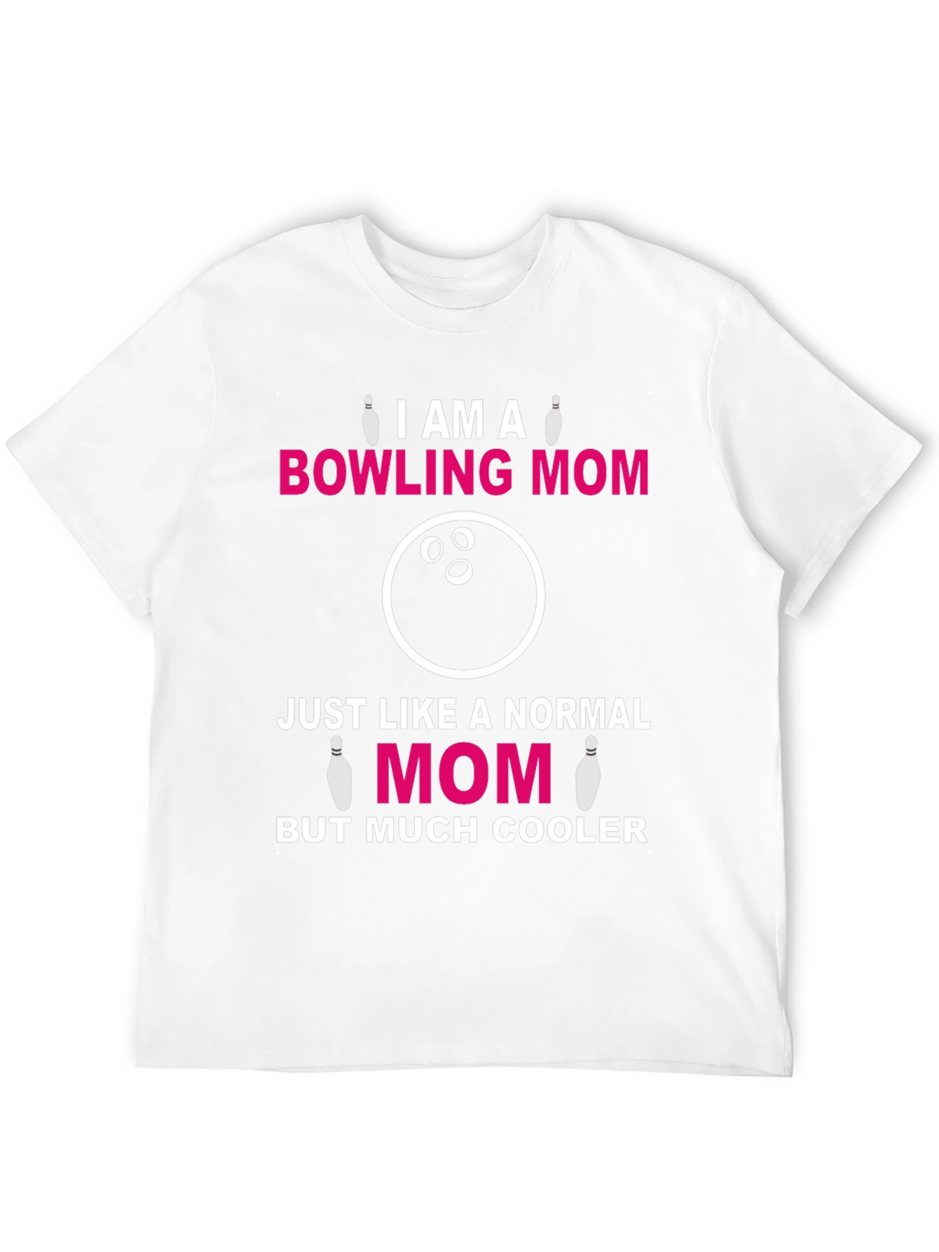 Bowling Mom T-Shirt - Cool Mom Graphic Tee