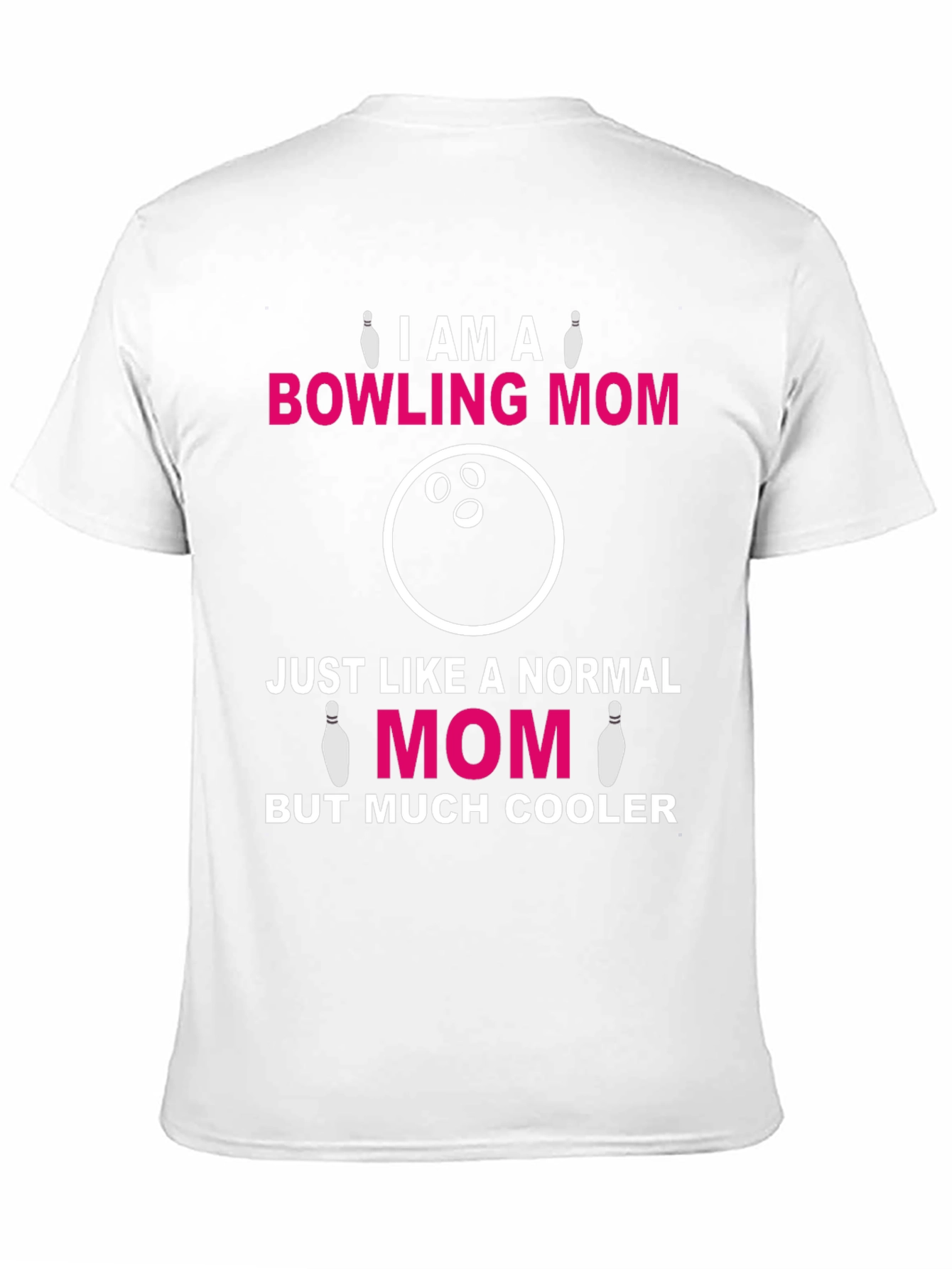 Bowling Mom T-Shirt - Cool Mom Graphic Tee