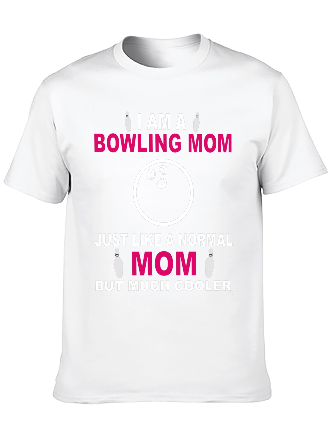 Bowling Mom T-Shirt - Cool Mom Graphic Tee