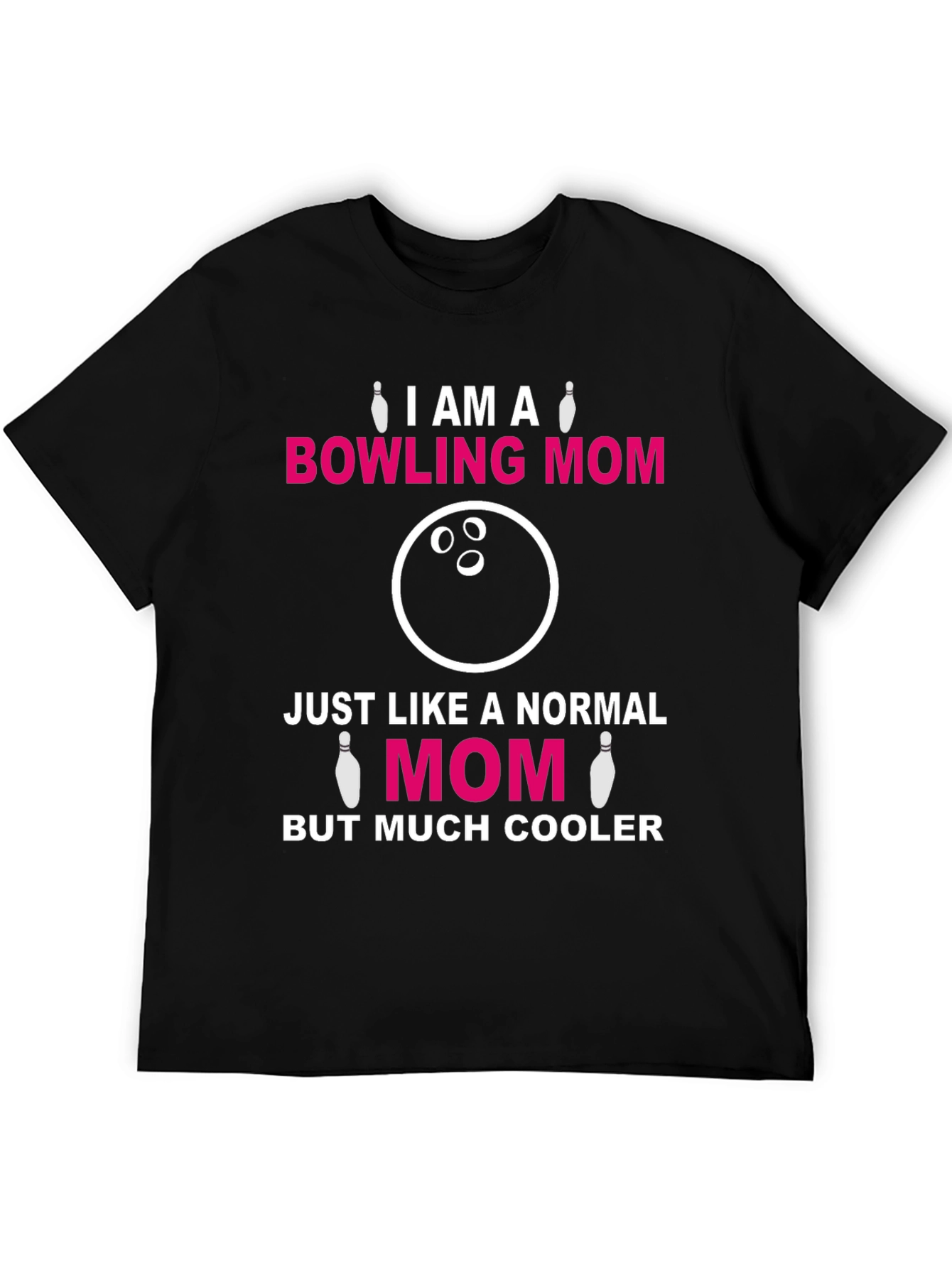 Bowling Mom T-Shirt - Cool Mom Graphic Tee
