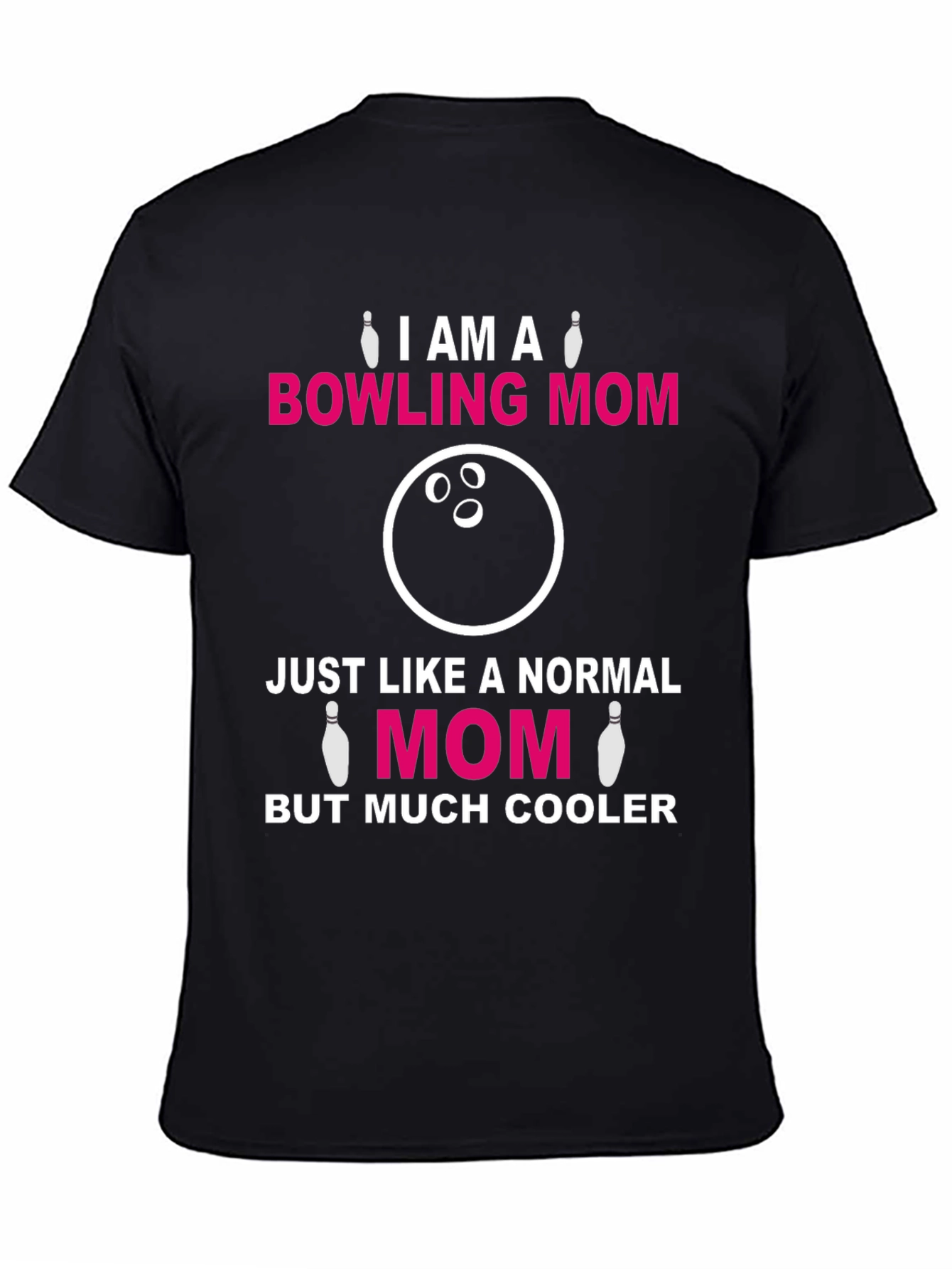Bowling Mom T-Shirt - Cool Mom Graphic Tee