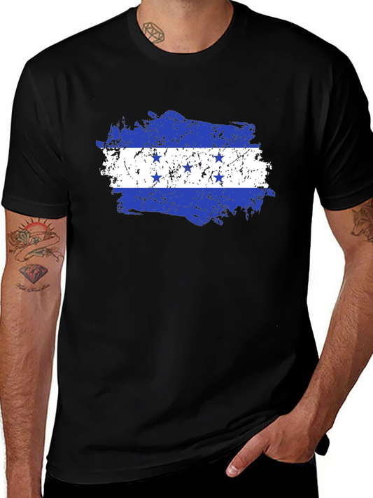 Honduras Flag T-Shirt - Distressed Design