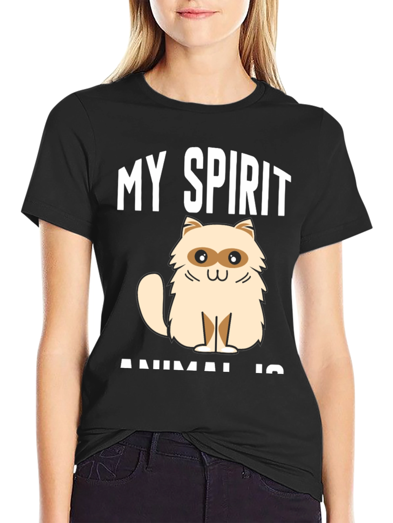 My Spirit Animal is Cat Graphic Tee