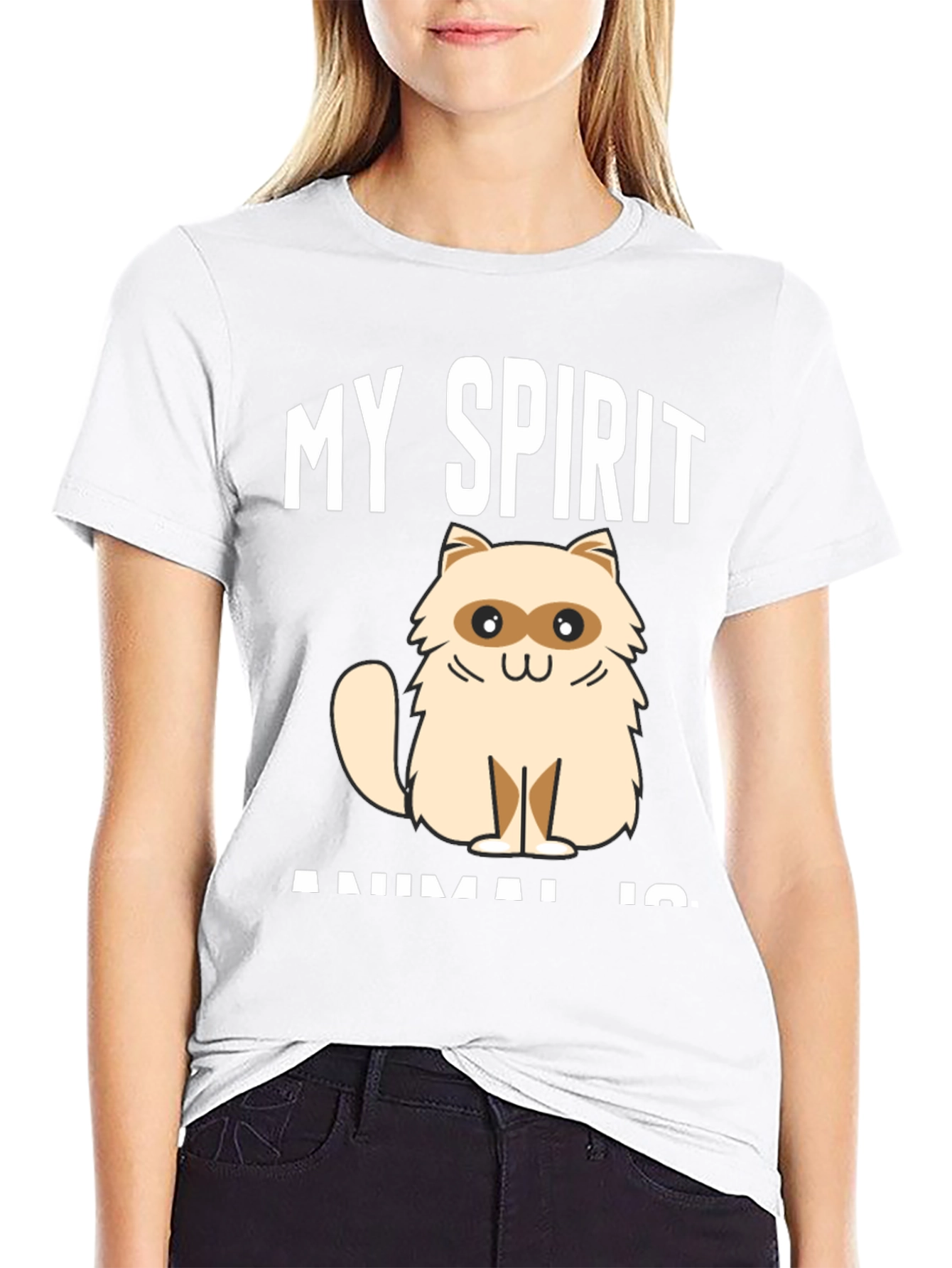 My Spirit Animal is Cat Graphic Tee
