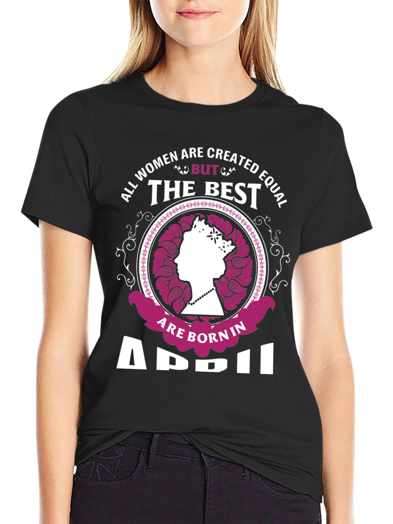 April Birthday Queen T-Shirt