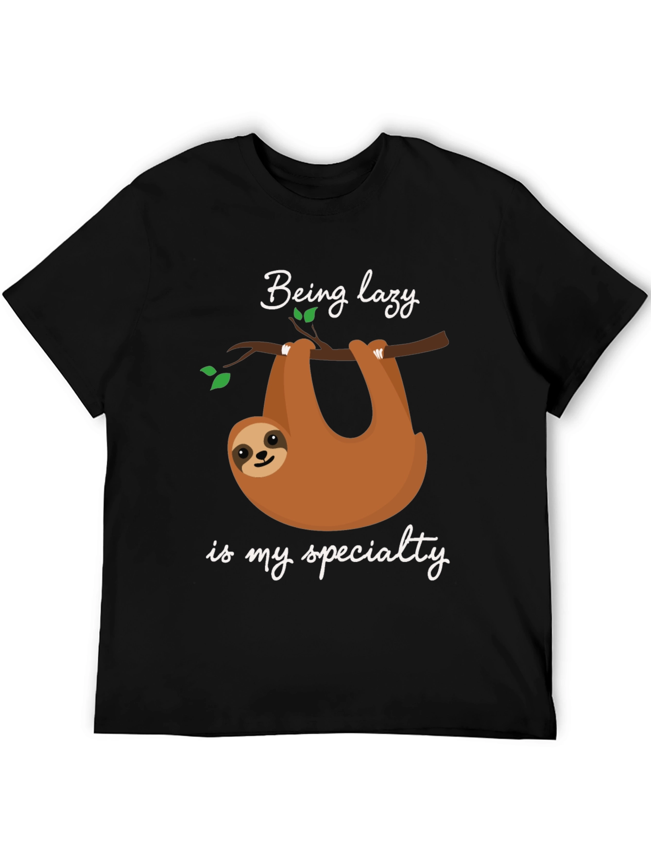Being Lazy Sloth T-Shirt - Soft Cotton Tee