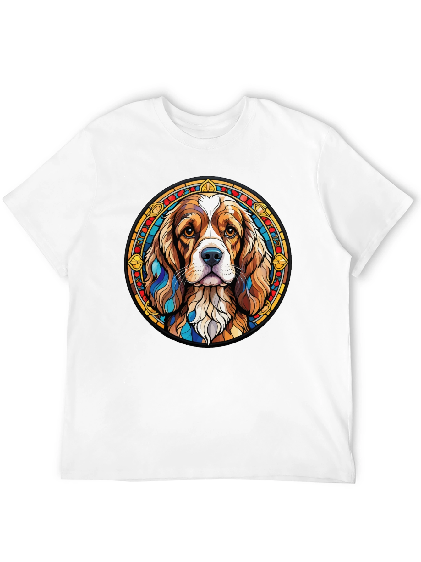 Dog Breed Graphic Tee - Stylish Round Design