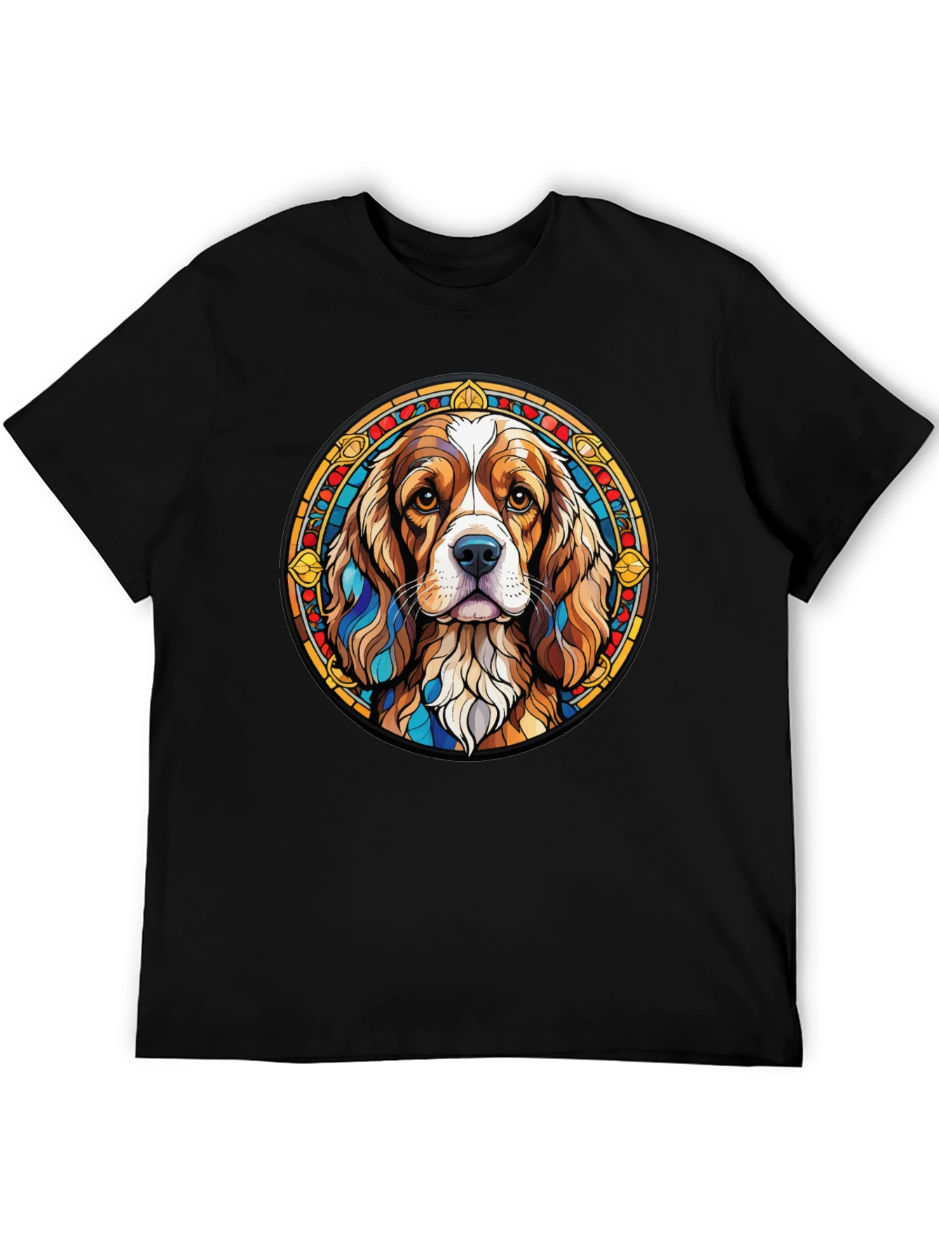 Dog Breed Graphic Tee - Stylish Round Design