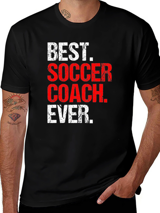 Best Soccer Coach Ever Graphic T-Shirt