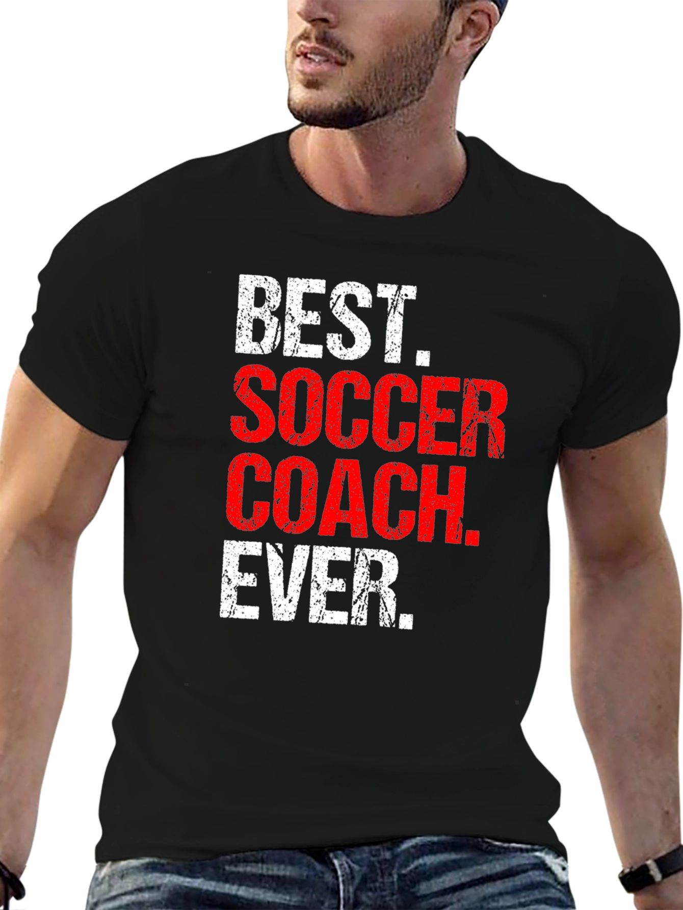 Best Soccer Coach Ever Graphic T-Shirt