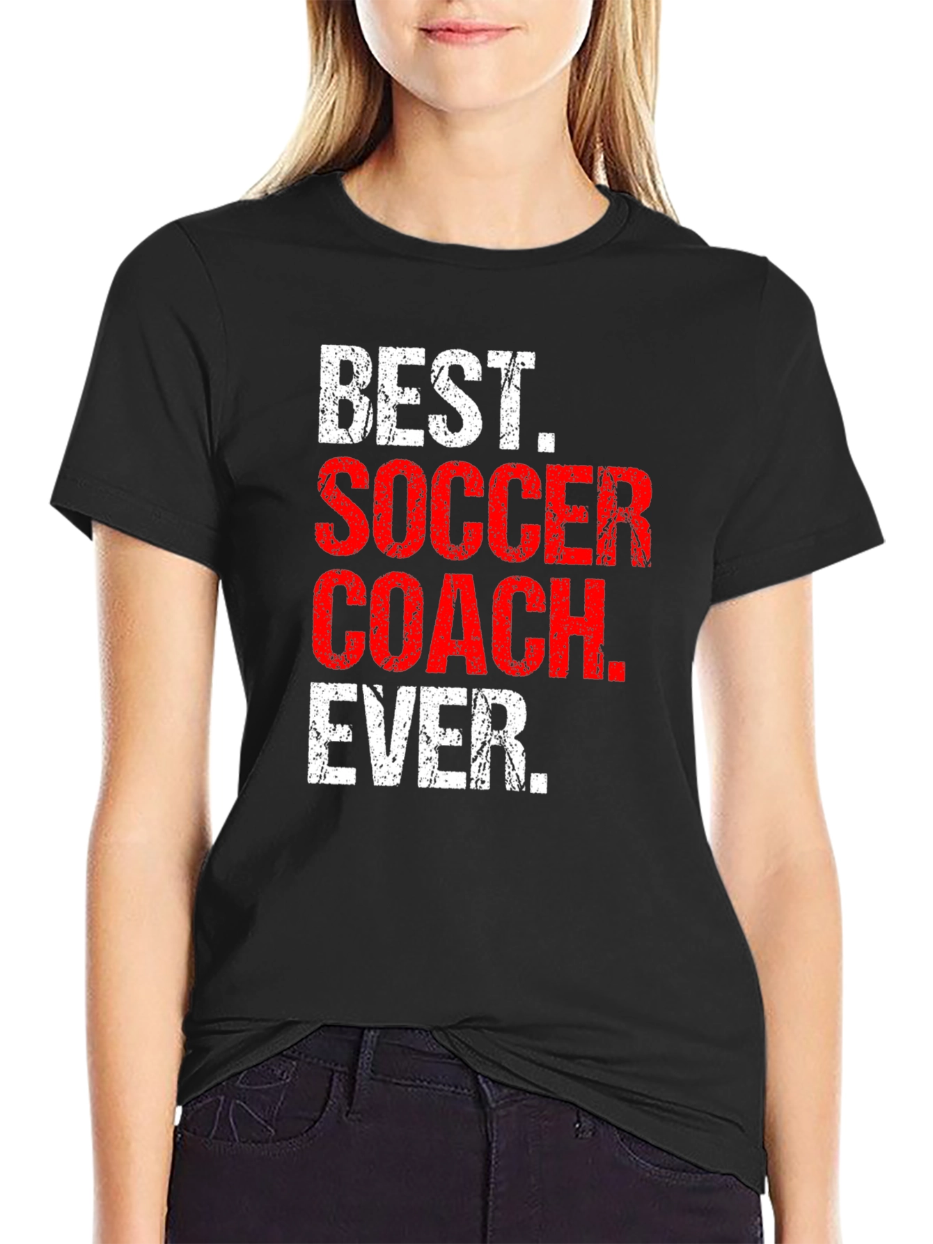 Best Soccer Coach Ever Graphic T-Shirt