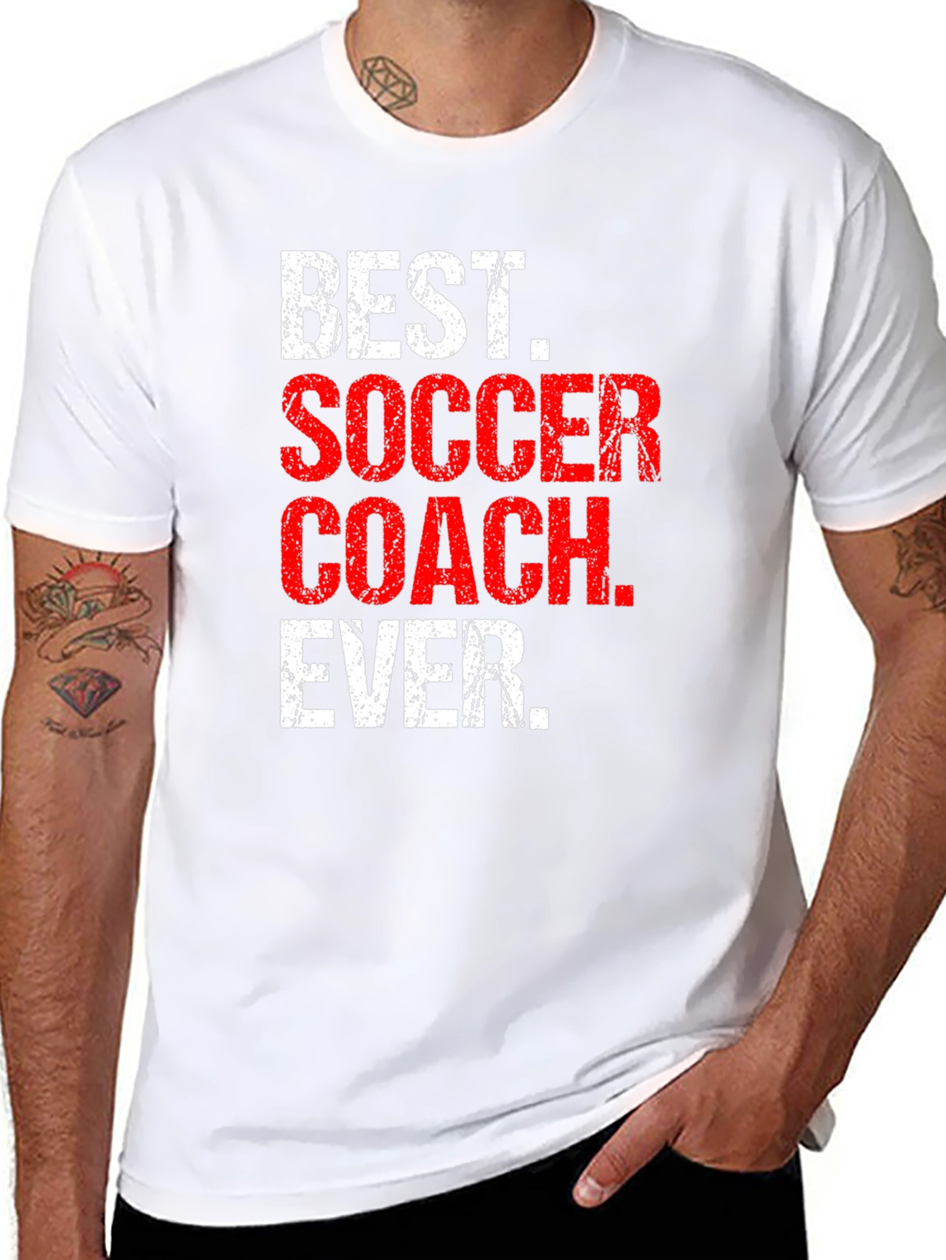 Best Soccer Coach Ever Graphic T-Shirt