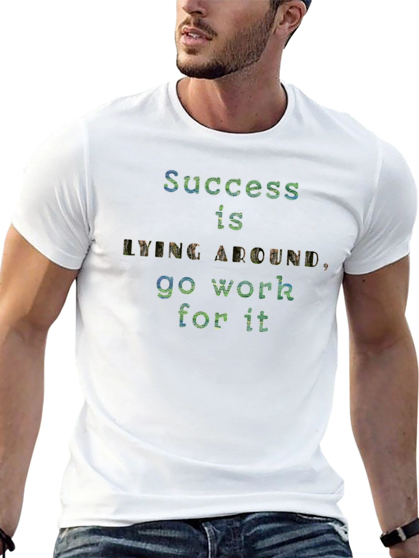 Motivational Tee: Success is Lying Around