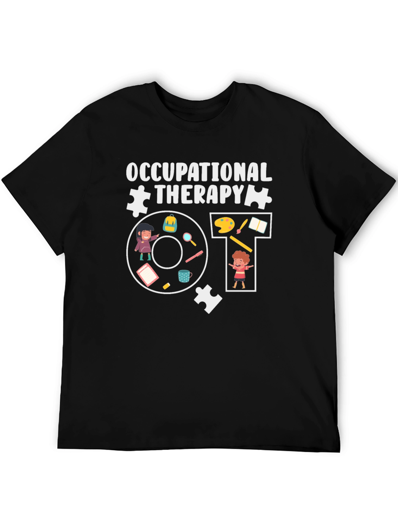 Occupational Therapy T-Shirt Puzzle Piece Tee