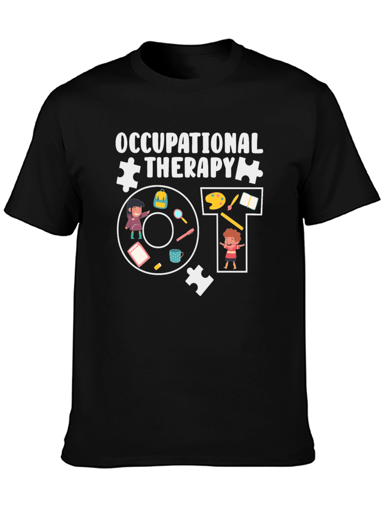 Occupational Therapy T-Shirt Puzzle Piece Tee