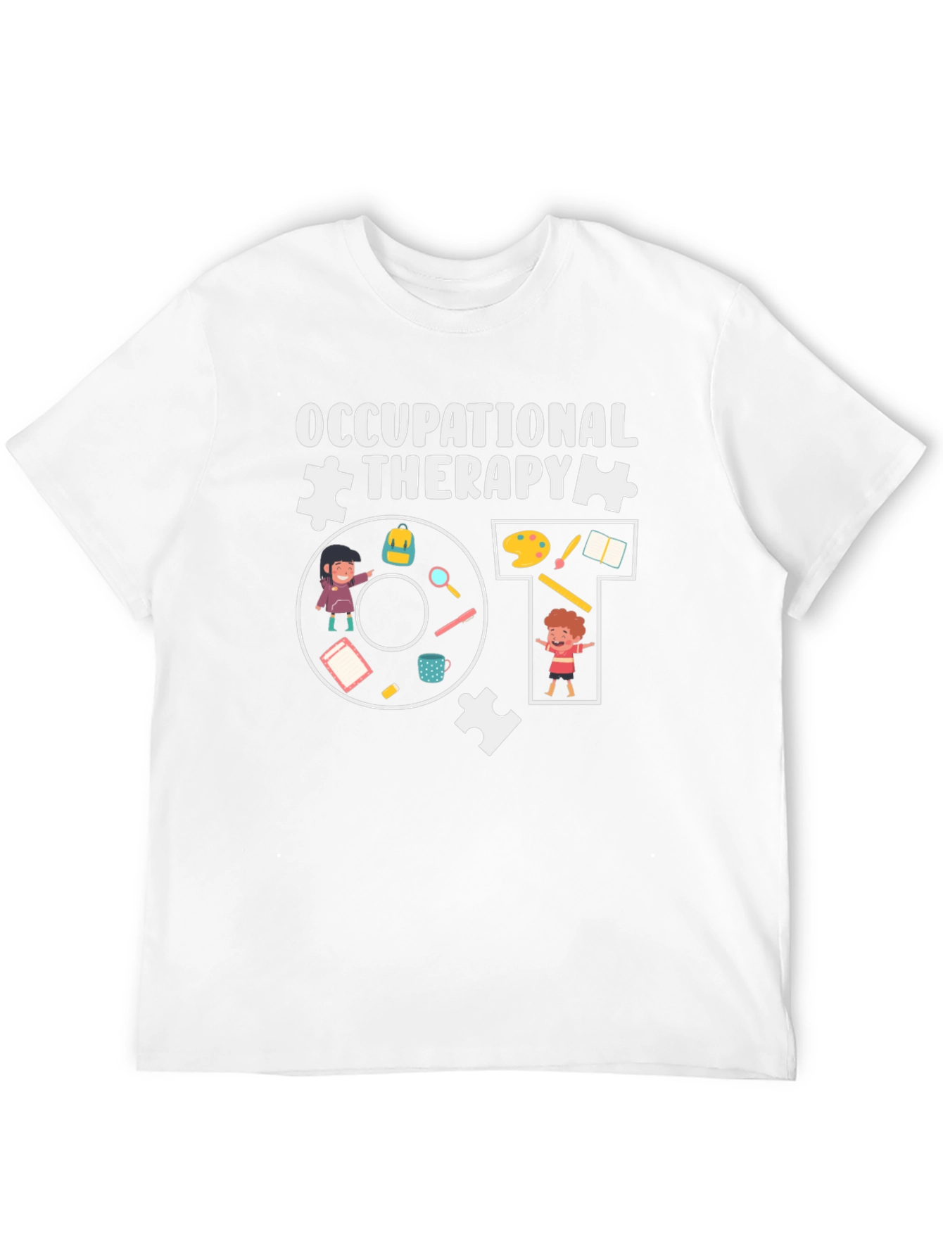 Occupational Therapy T-Shirt Puzzle Piece Tee
