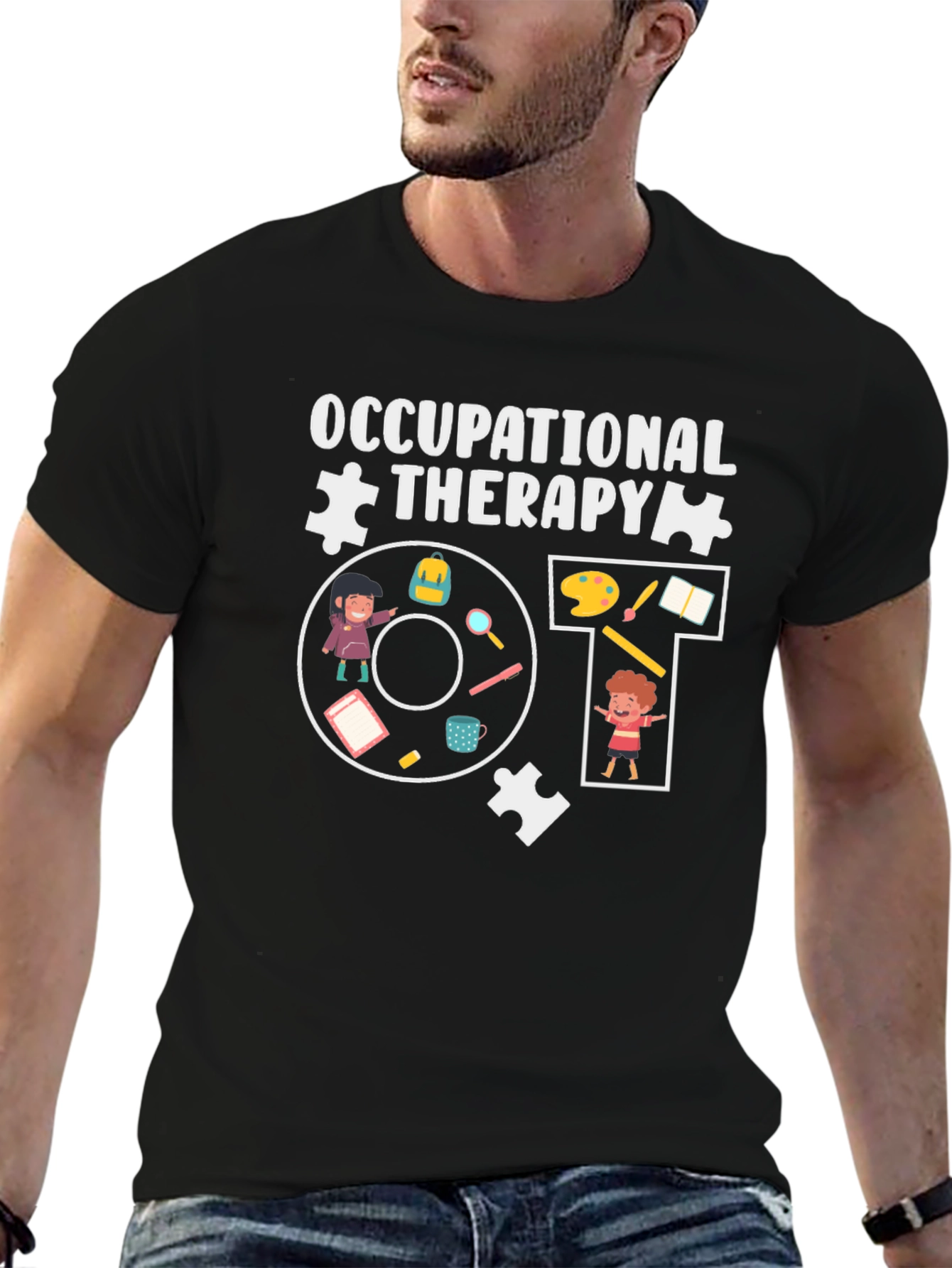 Occupational Therapy T-Shirt Puzzle Piece Tee