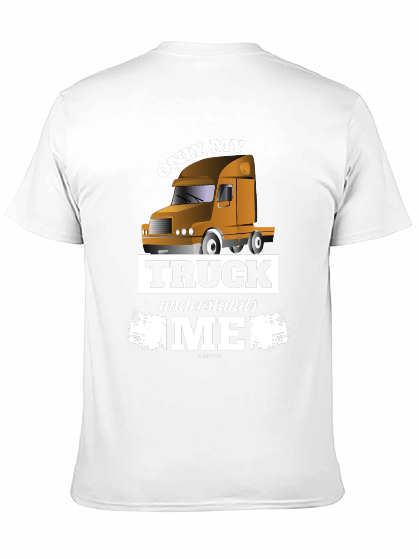 Only My Truck Understands Me - Black T-Shirt